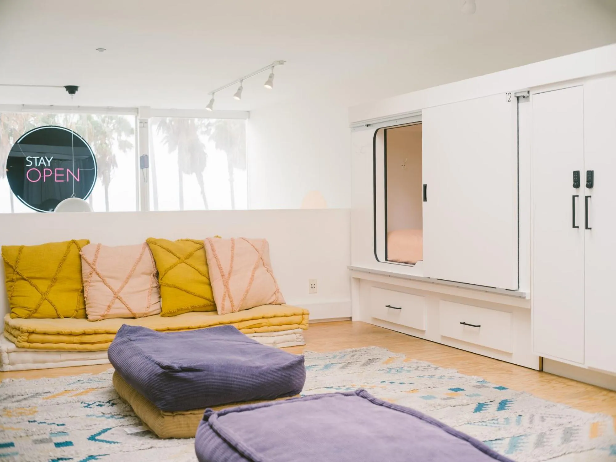 Bed in STAY OPEN Venice Beach