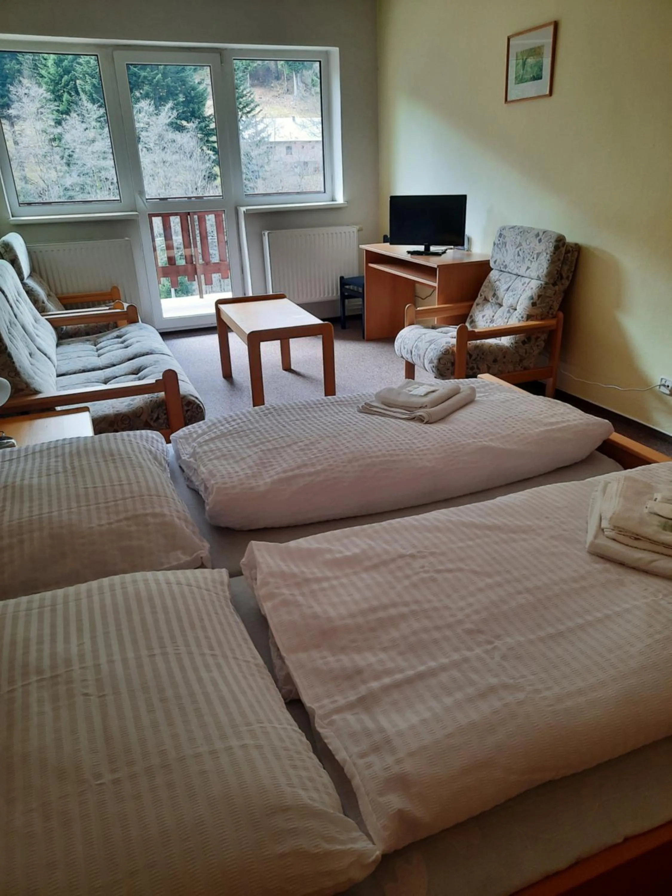 TV and multimedia, Bed in Horský Hotel Podjavorník