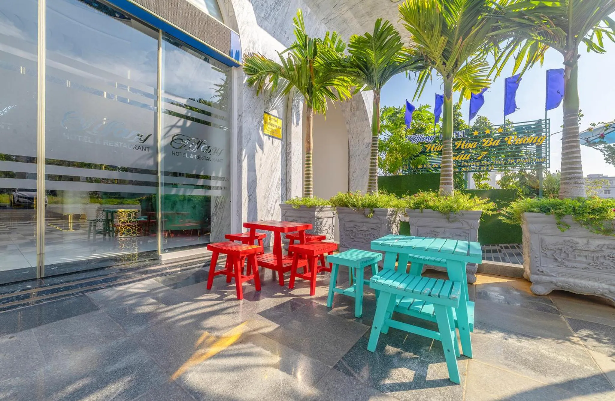 Property building in Tiffany Hotel & Restaurant