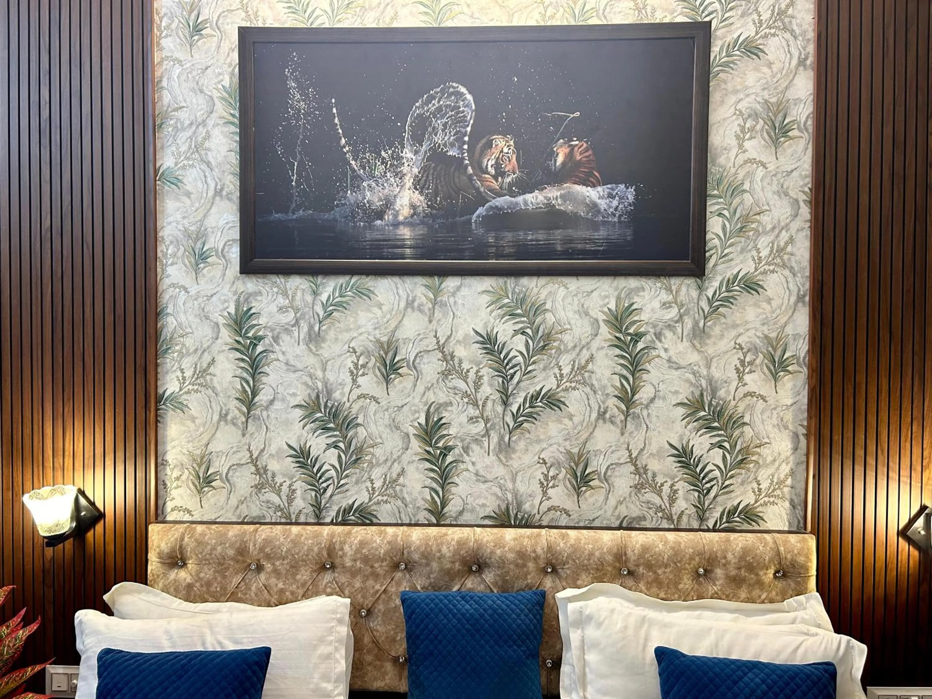 Bed in ASHOKA PALACE