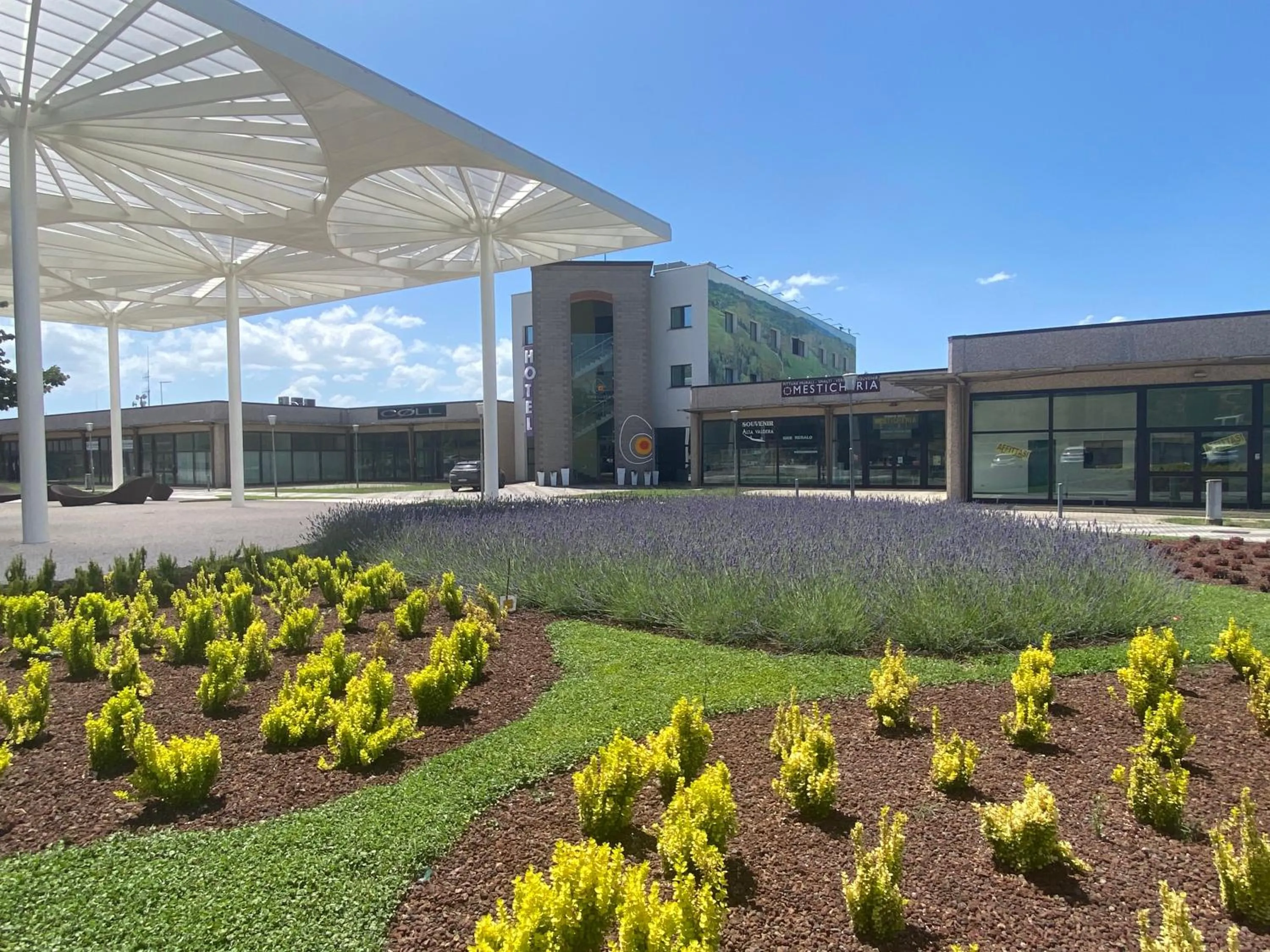 Garden in Hotel Portavaldera