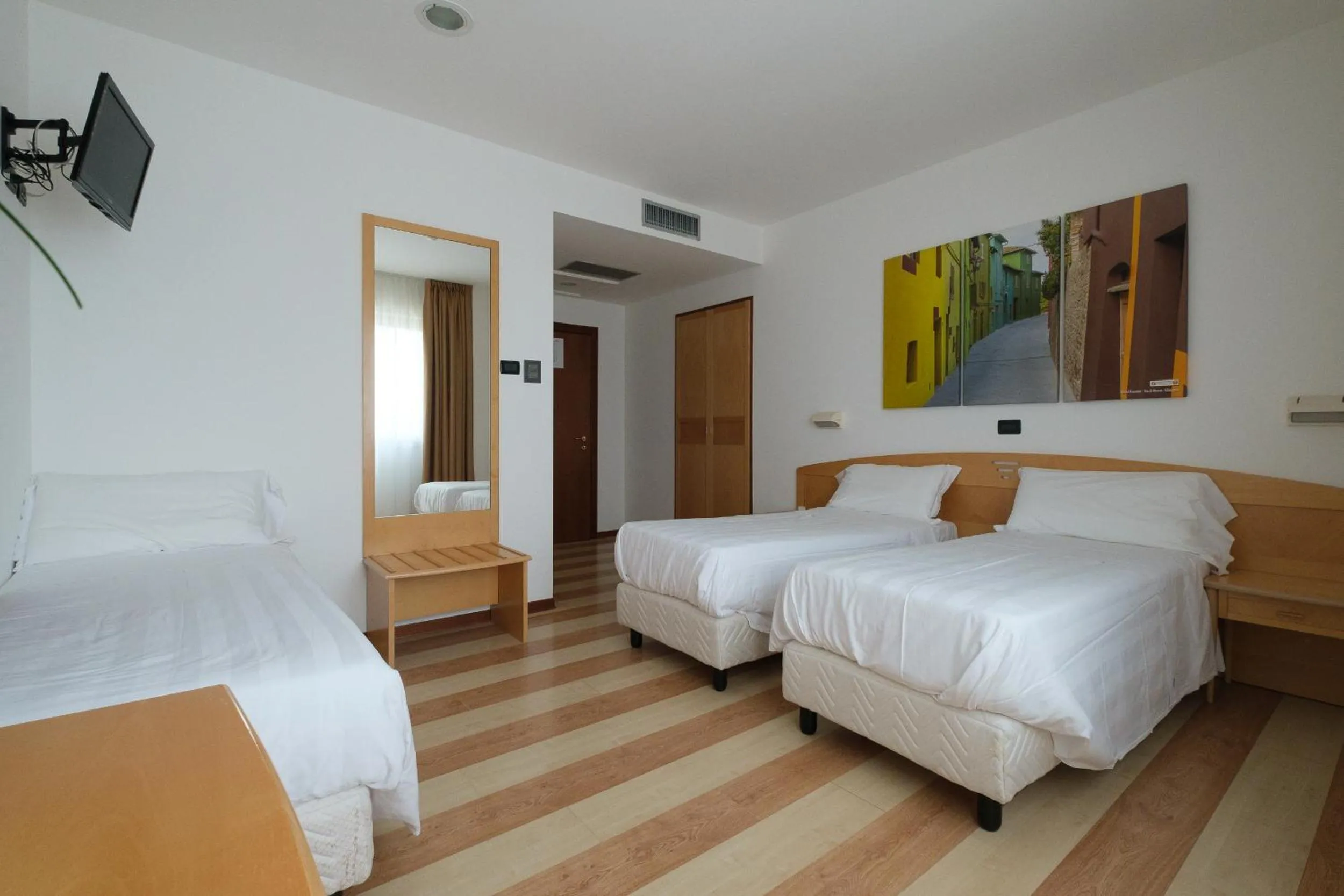 Bed in Hotel Portavaldera