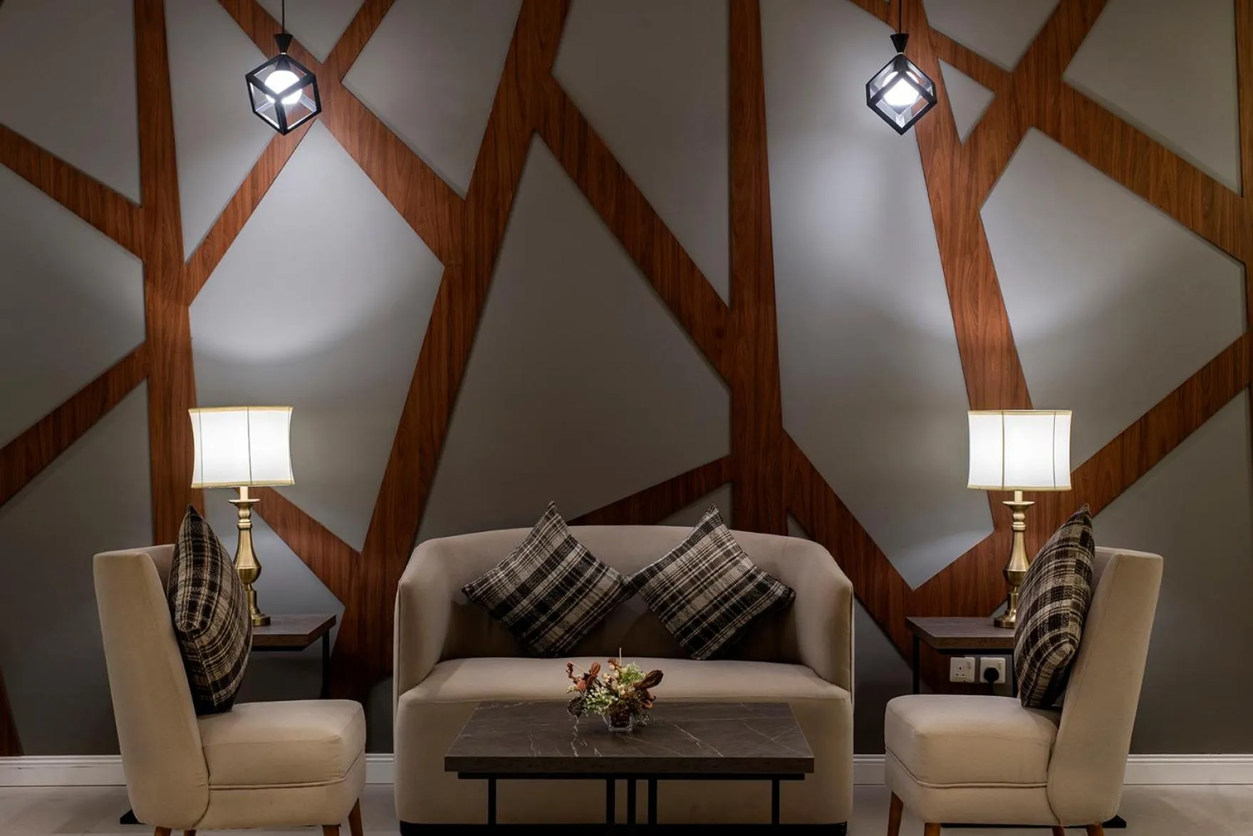 Lounge or bar in Enala Hotel Apartments- Tabuk