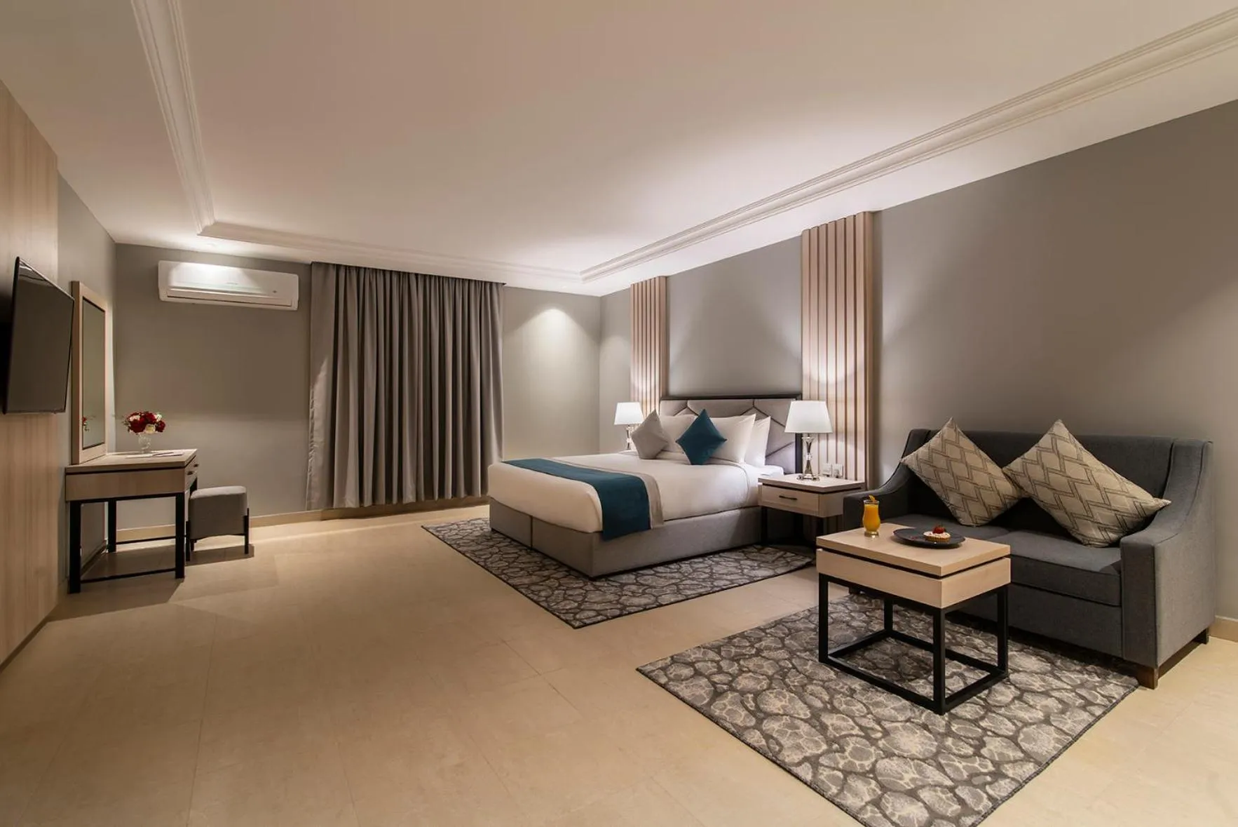 Bedroom, Bed in Enala Hotel Apartments- Tabuk