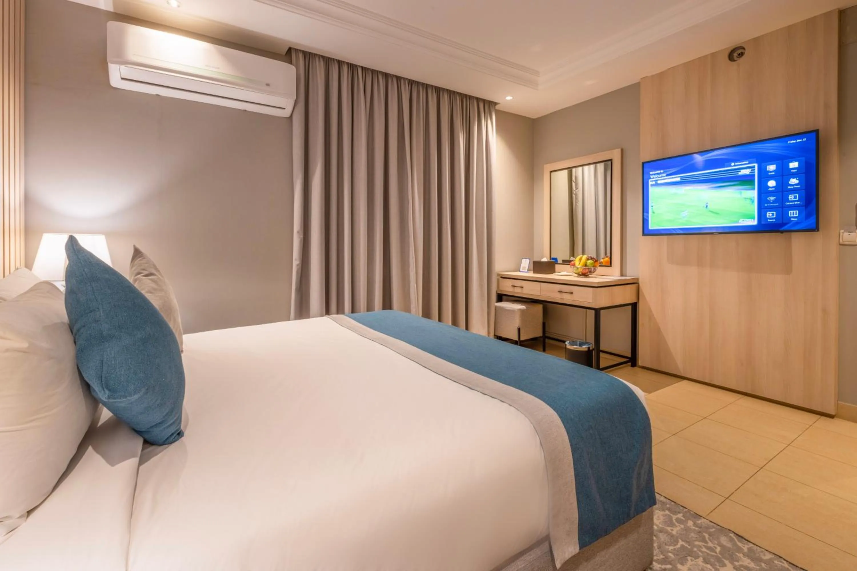 Bedroom, Bed in Enala Hotel Apartments- Tabuk