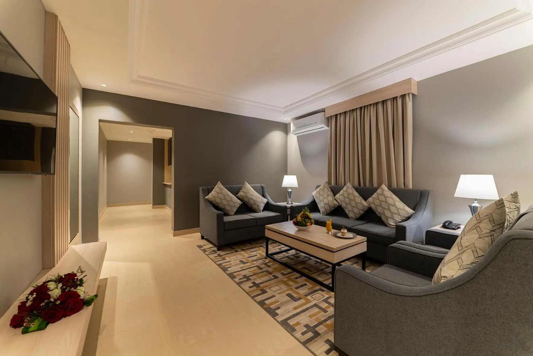 Living room in Enala Hotel Apartments- Tabuk