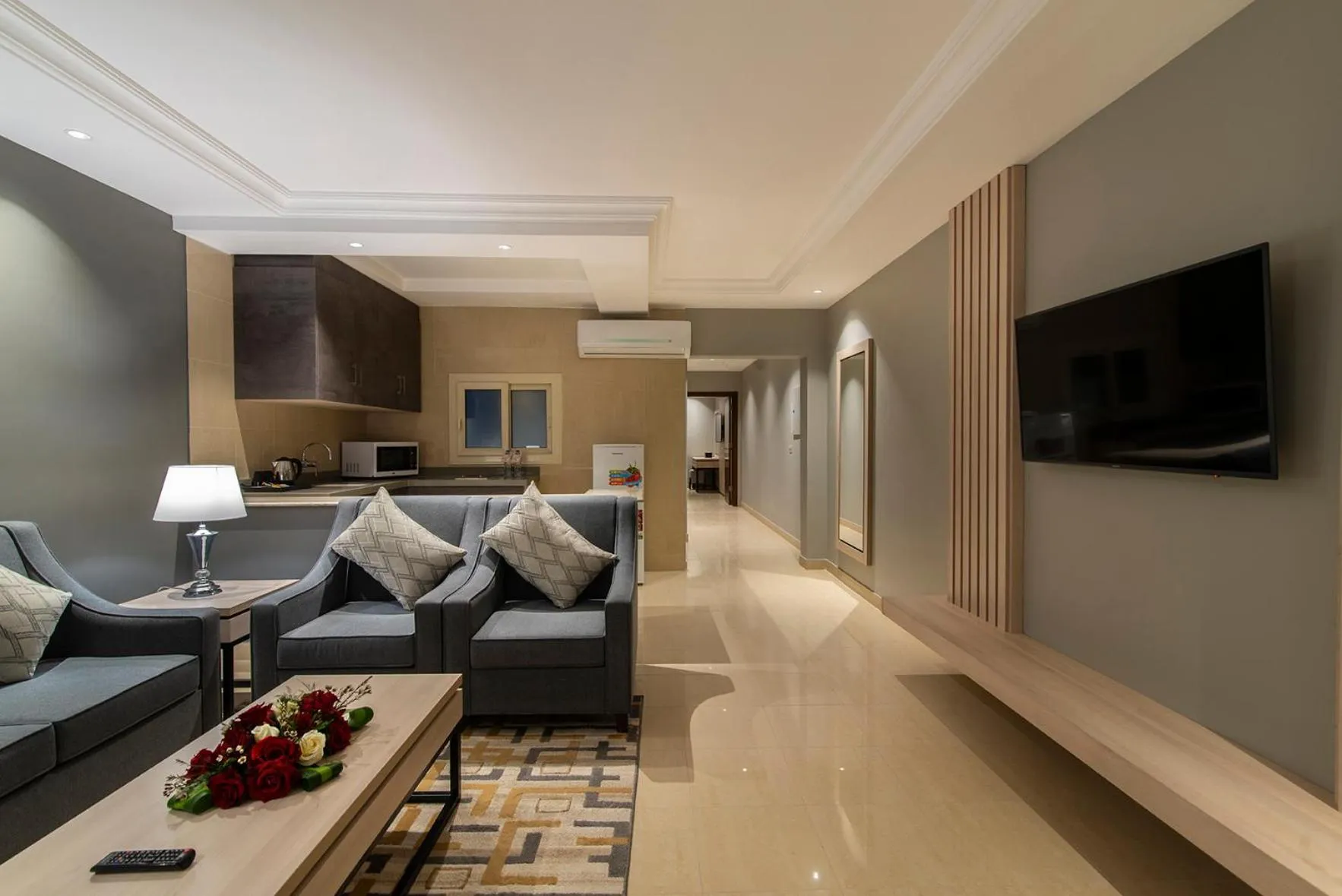 Living room in Enala Hotel Apartments- Tabuk