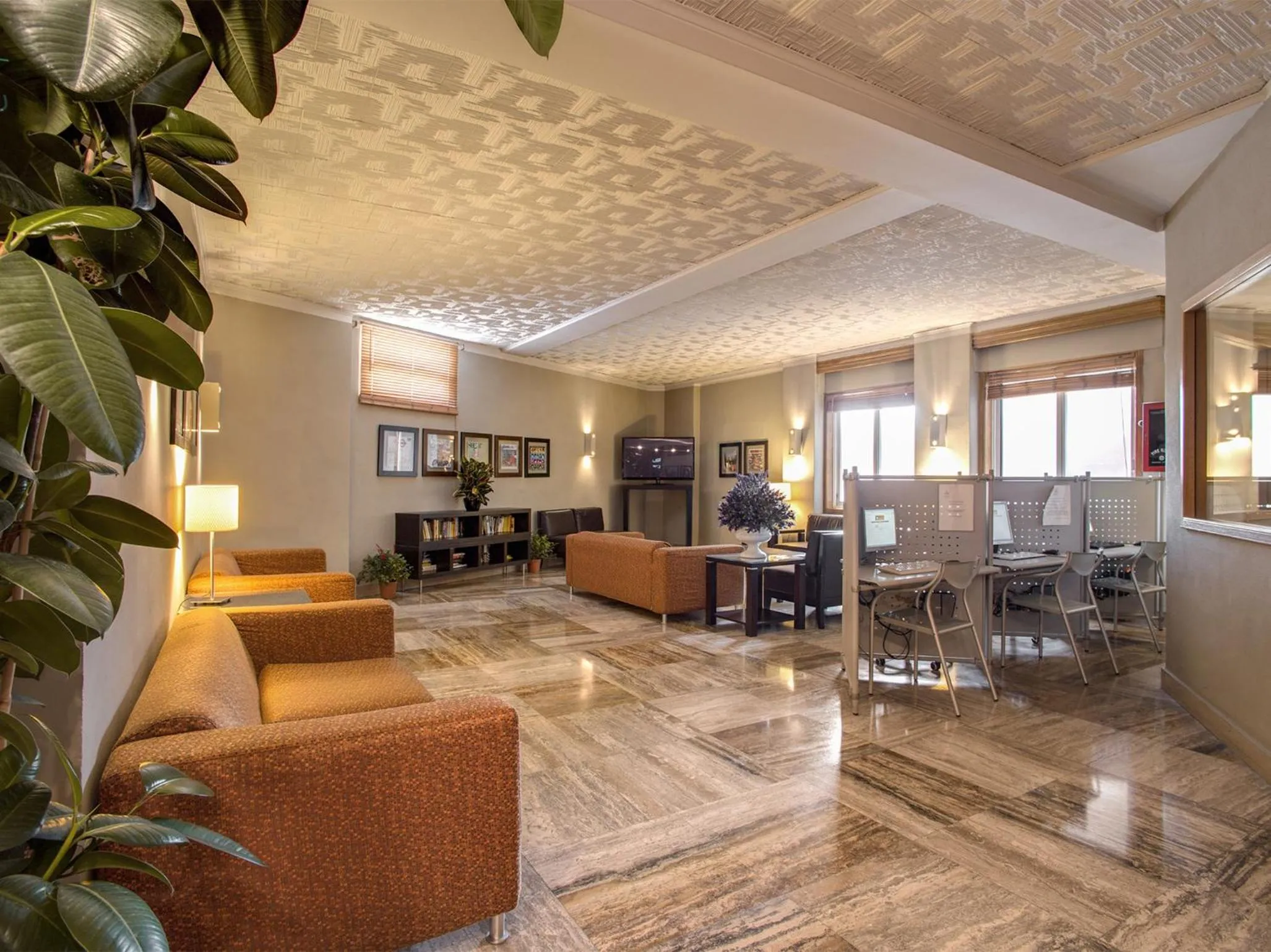 Seating area in Hotel Delle Nazioni