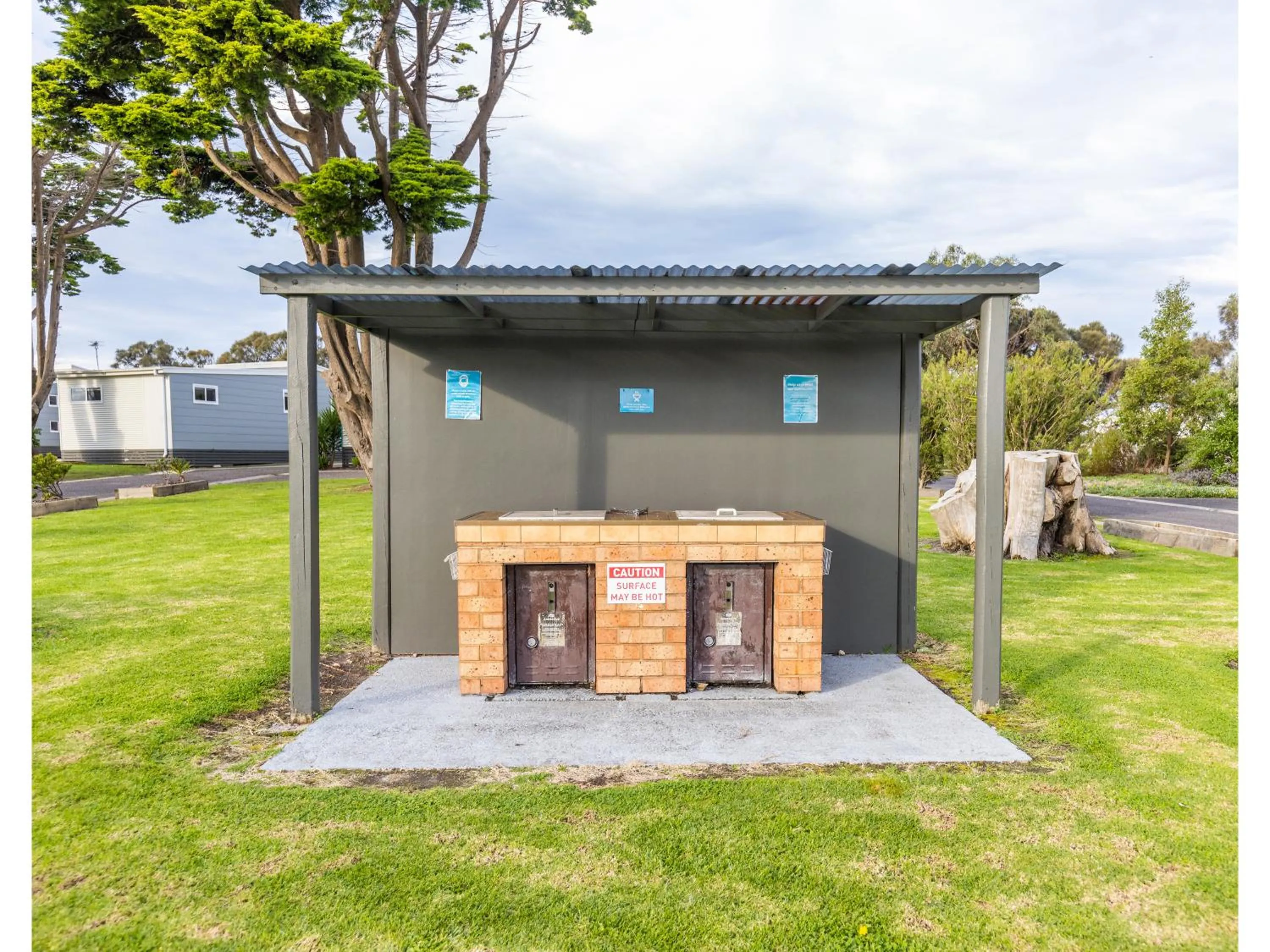 BBQ facilities in NRMA Portland Bay Holiday Park