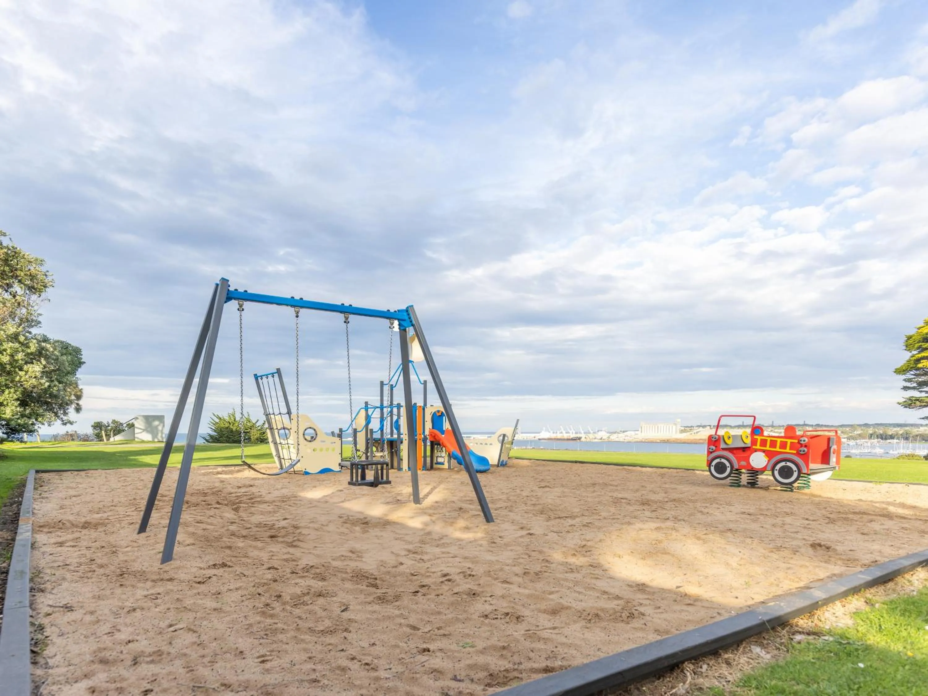 Children play ground in NRMA Portland Bay Holiday Park