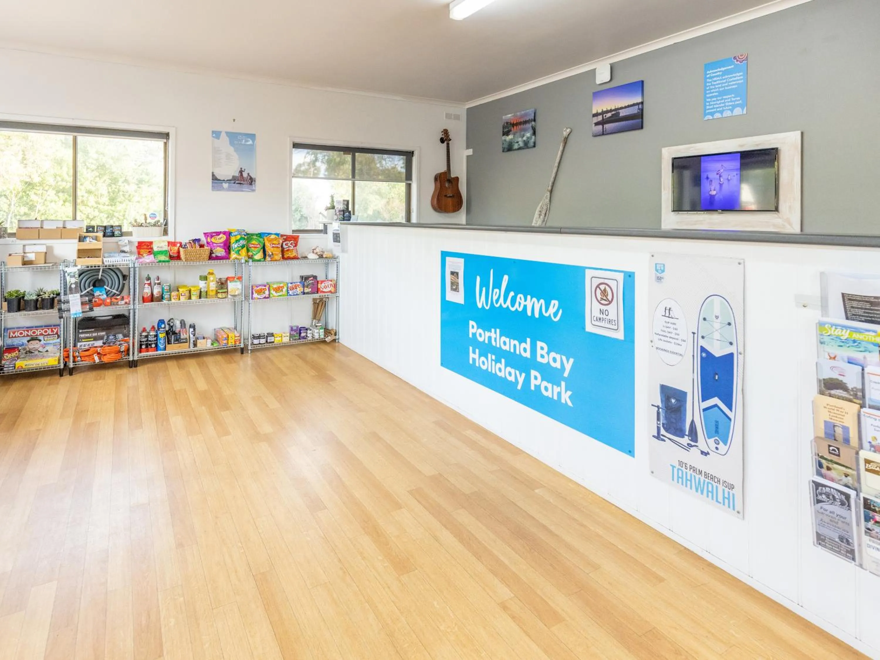 Lobby or reception in NRMA Portland Bay Holiday Park