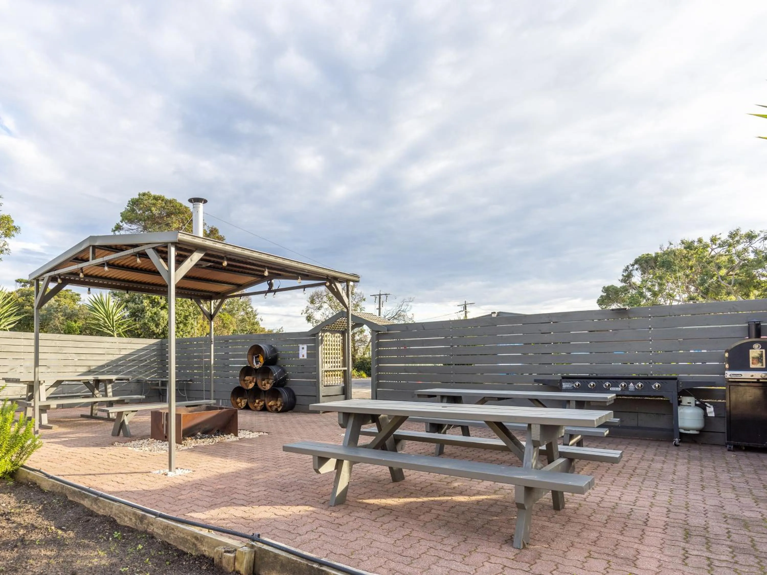 BBQ facilities in NRMA Portland Bay Holiday Park