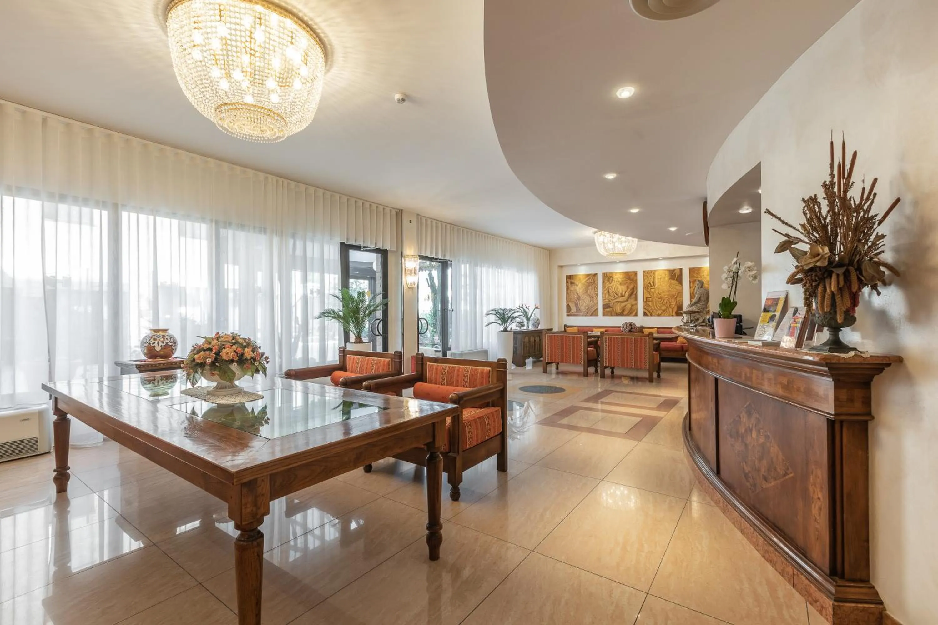 Lobby or reception in Hotel Michelangelo