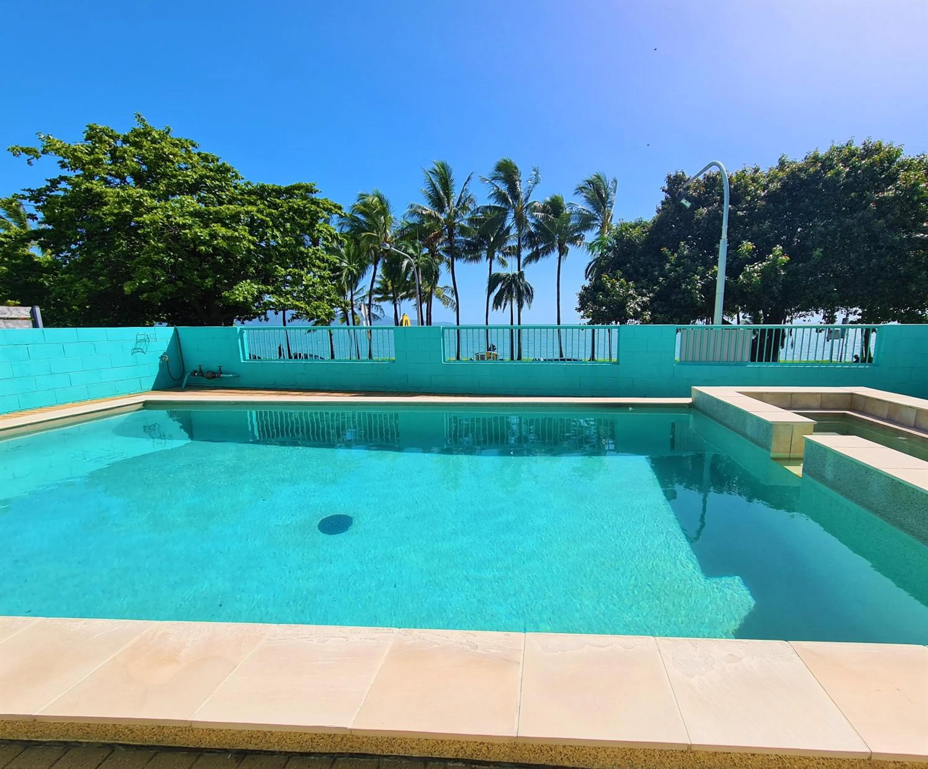 Swimming pool in Emthree Seaside Apartments