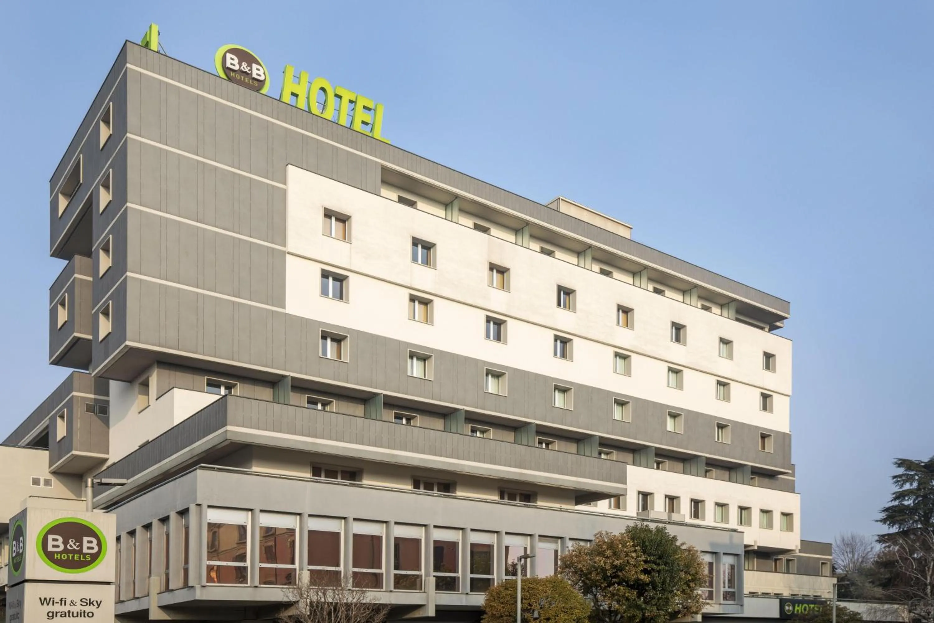 Property building in B&B Hotel Modena