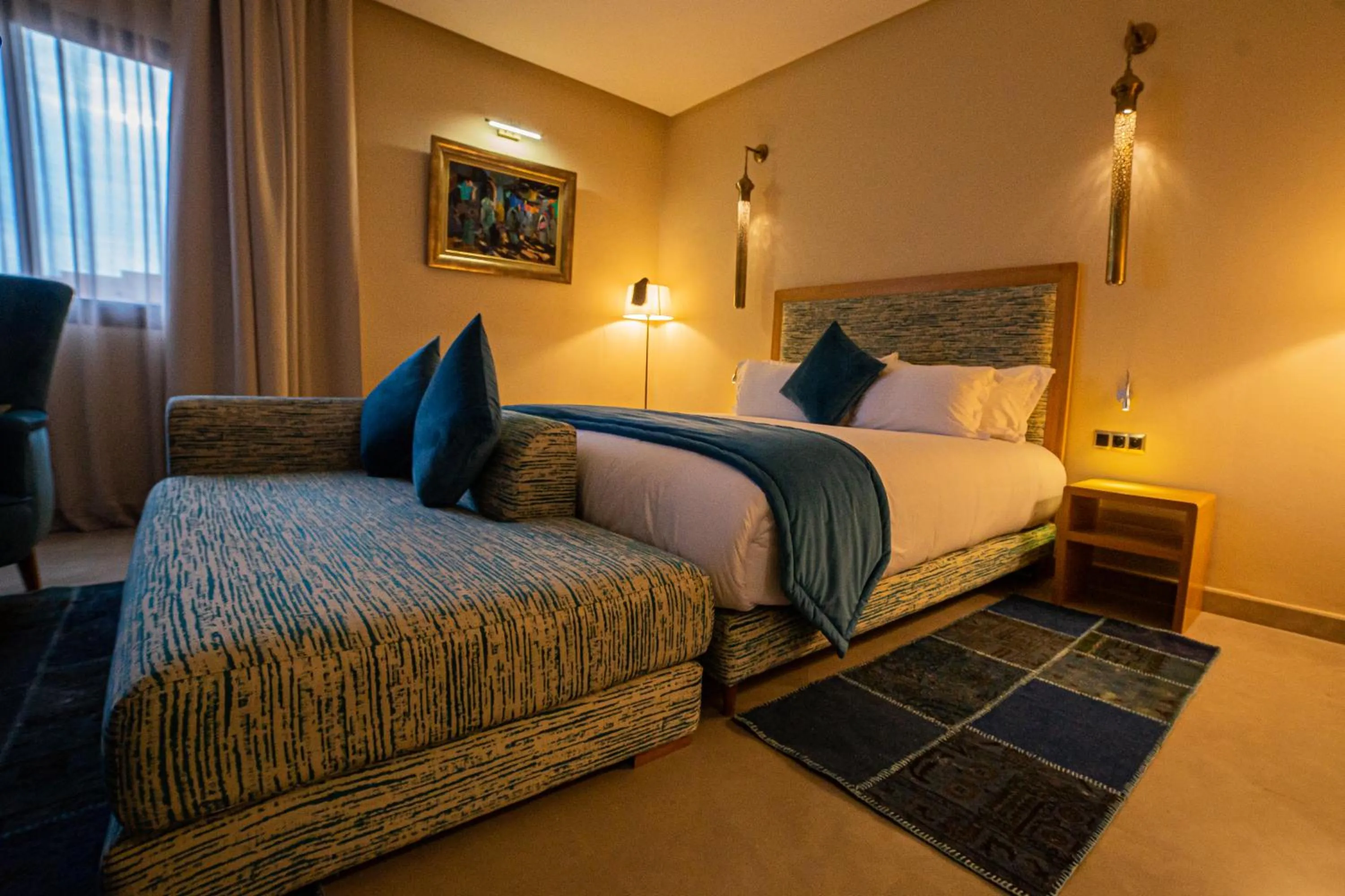 Bed in SUMAHAN SUITES & SPA