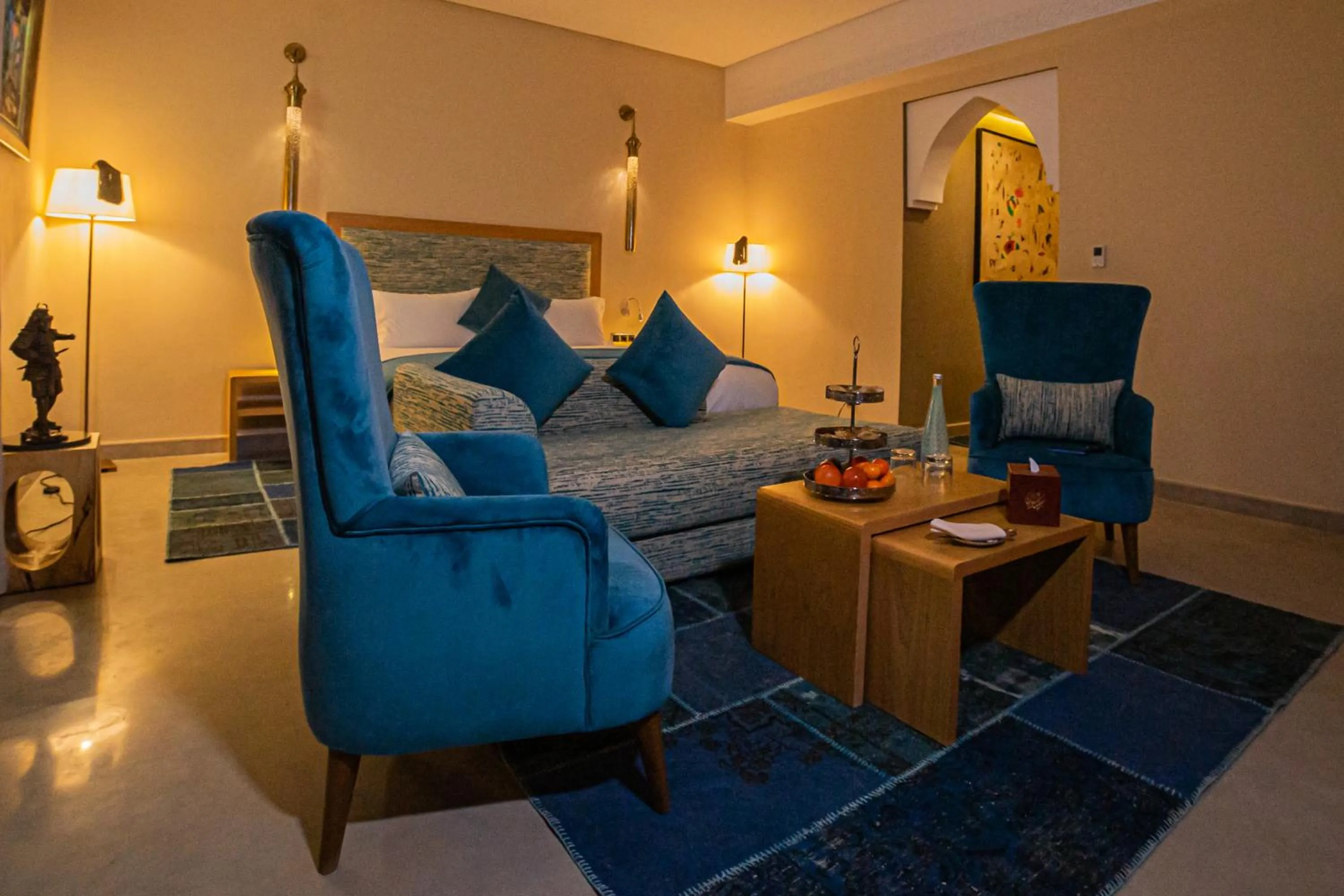 Bed in SUMAHAN SUITES & SPA