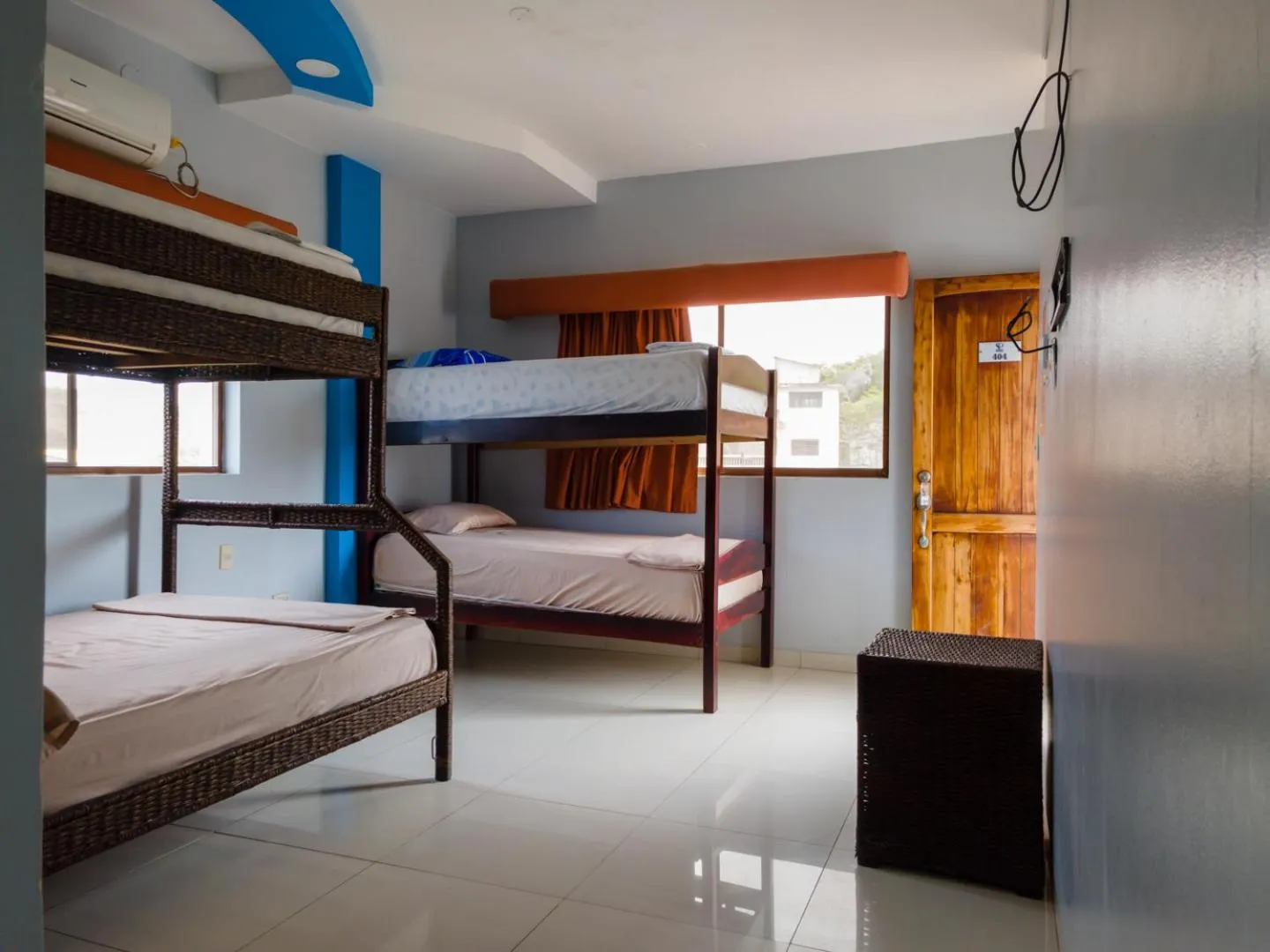 Bed in Hotel Sol y Playa Montañita