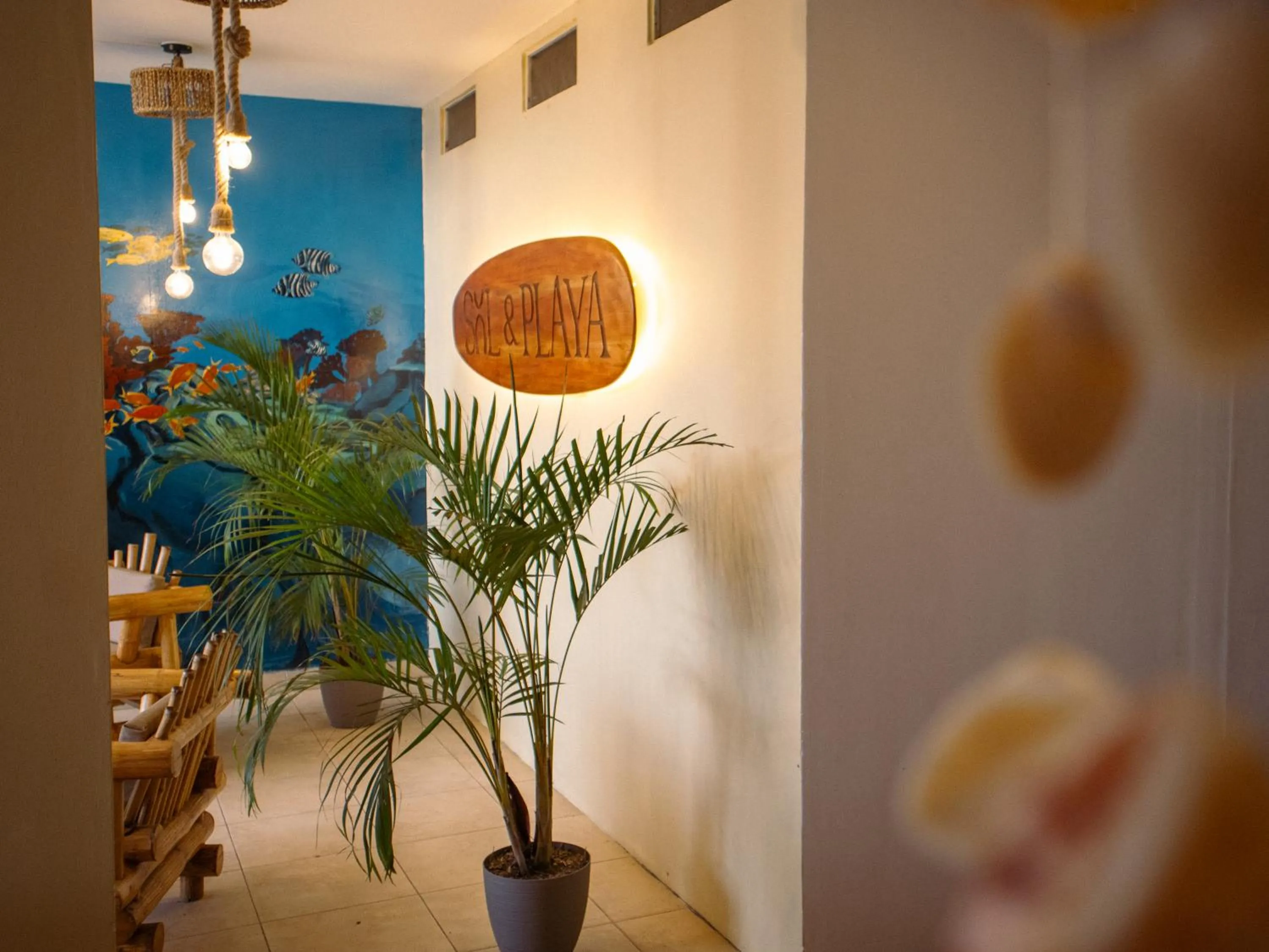 Decorative detail in Hotel Sol y Playa Montañita