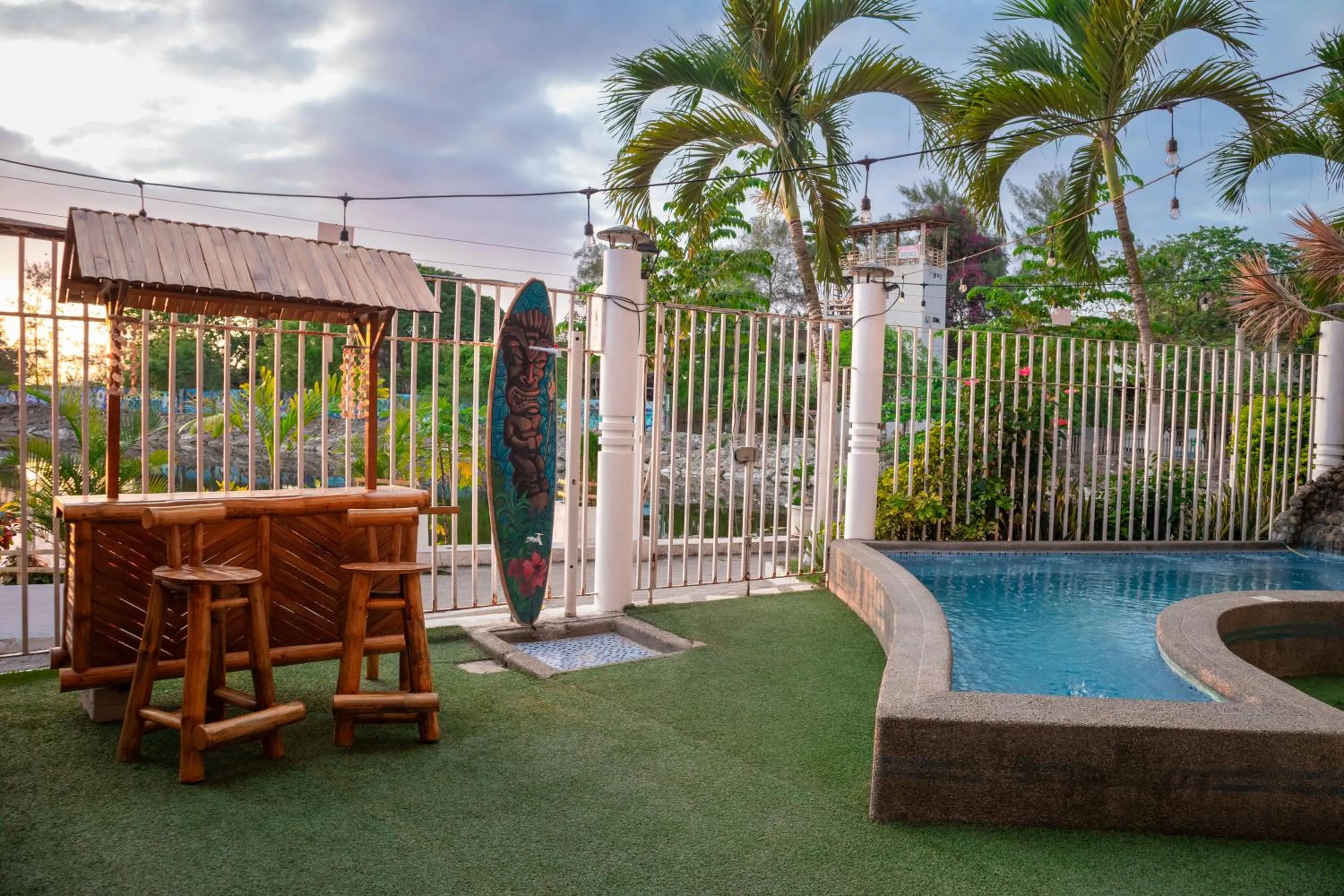 Patio in Hotel Sol y Playa Montañita