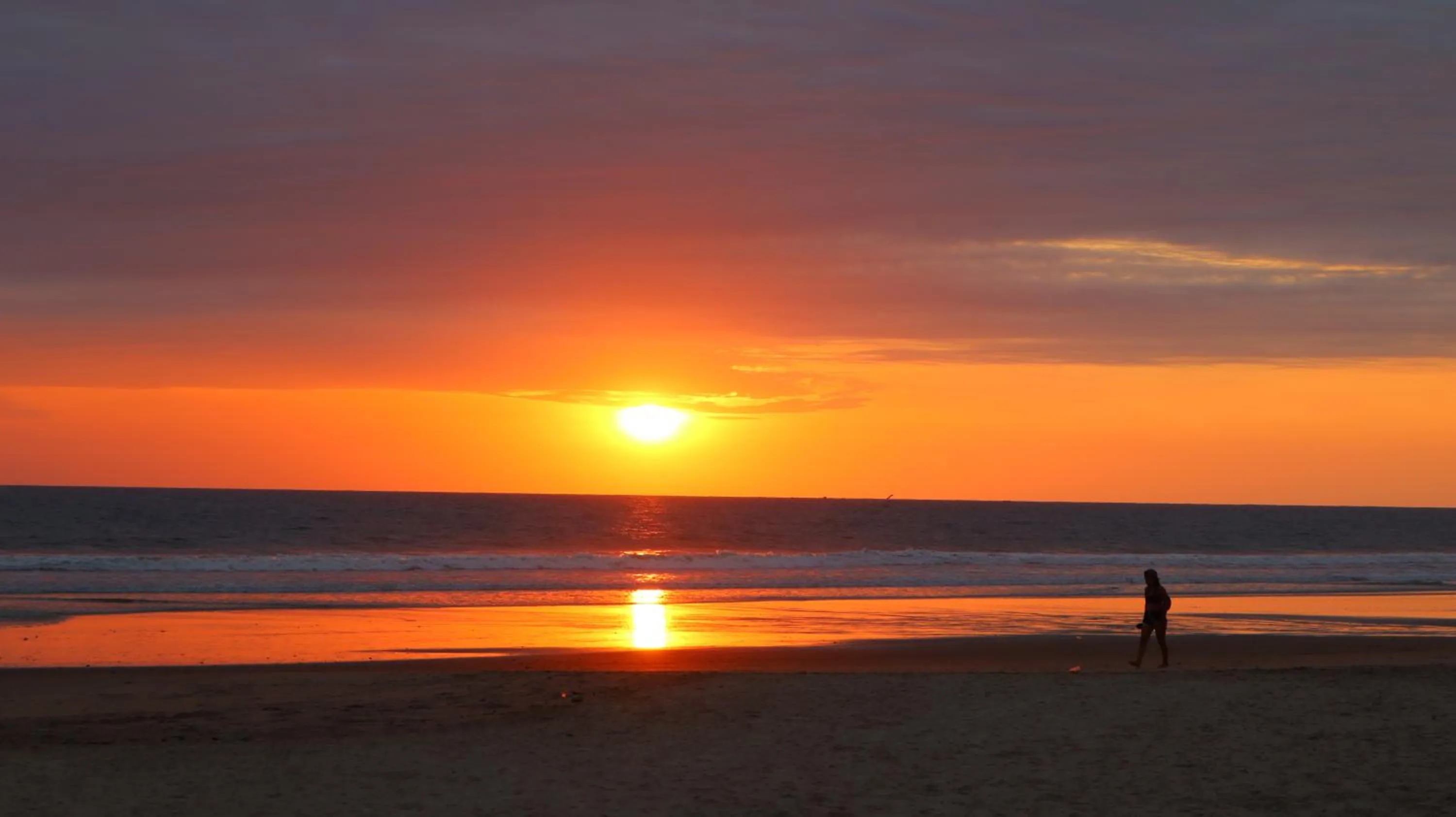 Sunset in Hotel Sol y Playa Montañita