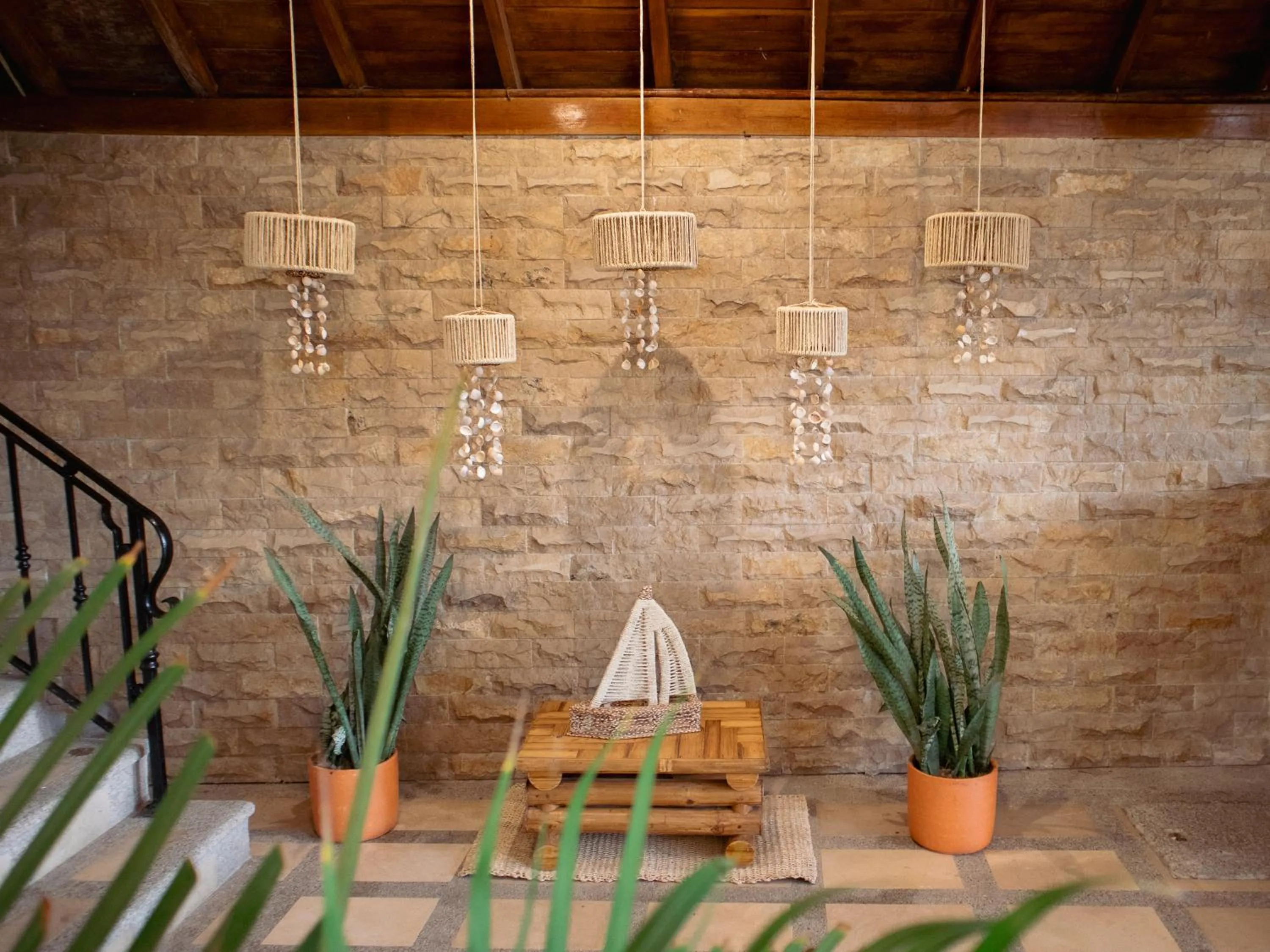 Living room in Hotel Sol y Playa Montañita