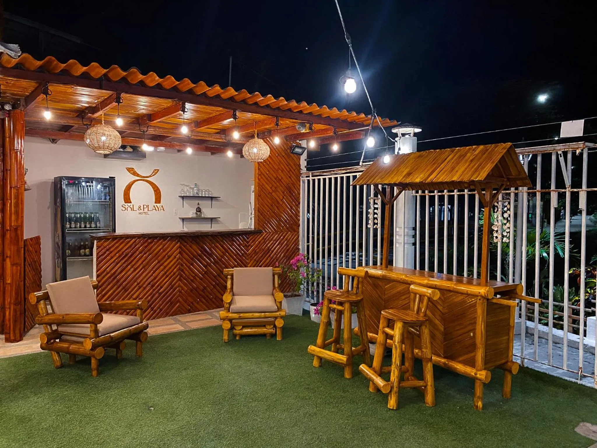 Patio in Hotel Sol y Playa Montañita