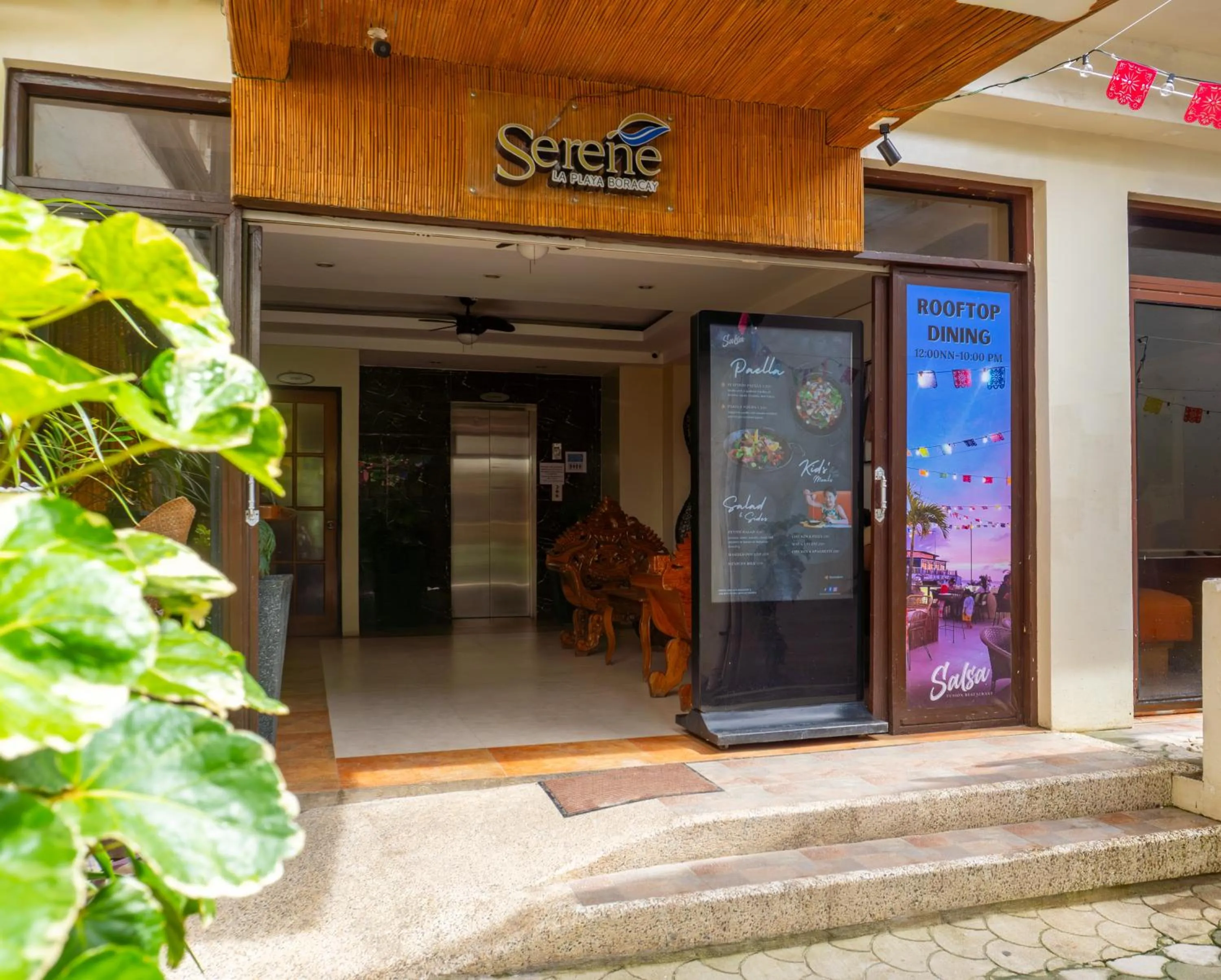 Facade/entrance in Serene La Playa Boracay