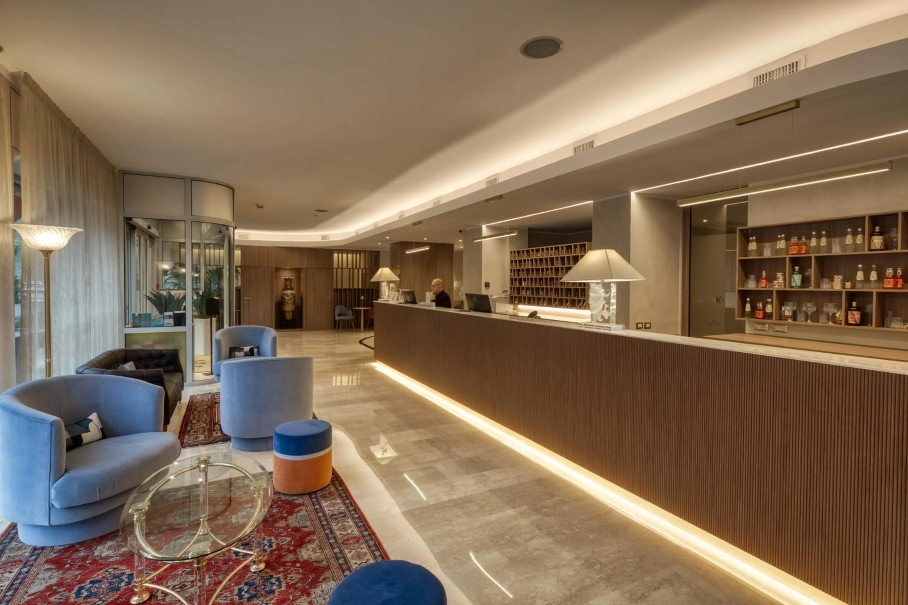 Lobby or reception in Hotel Nasco