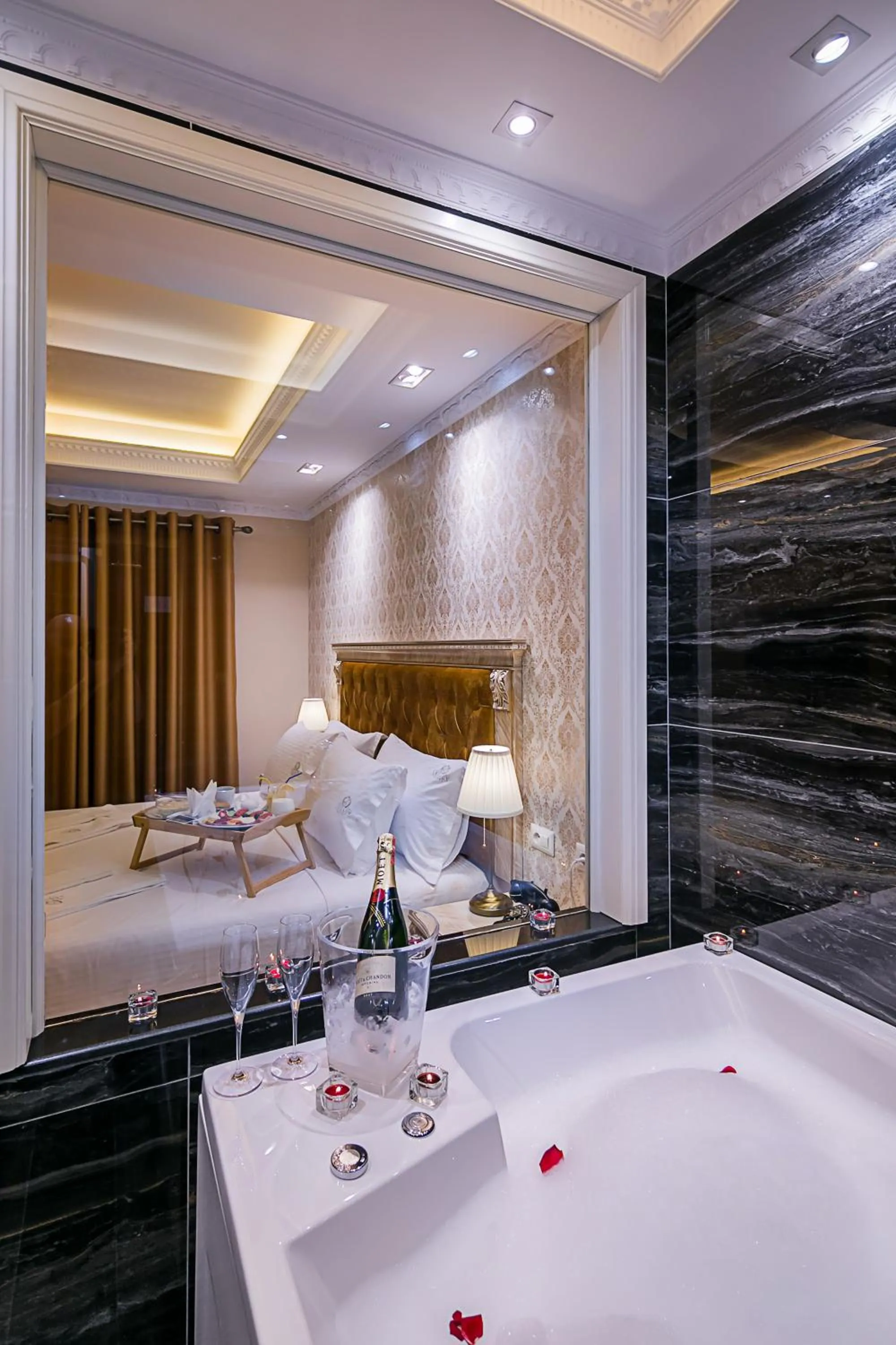 Bathroom, Bed in Legacy Boutique Hotel