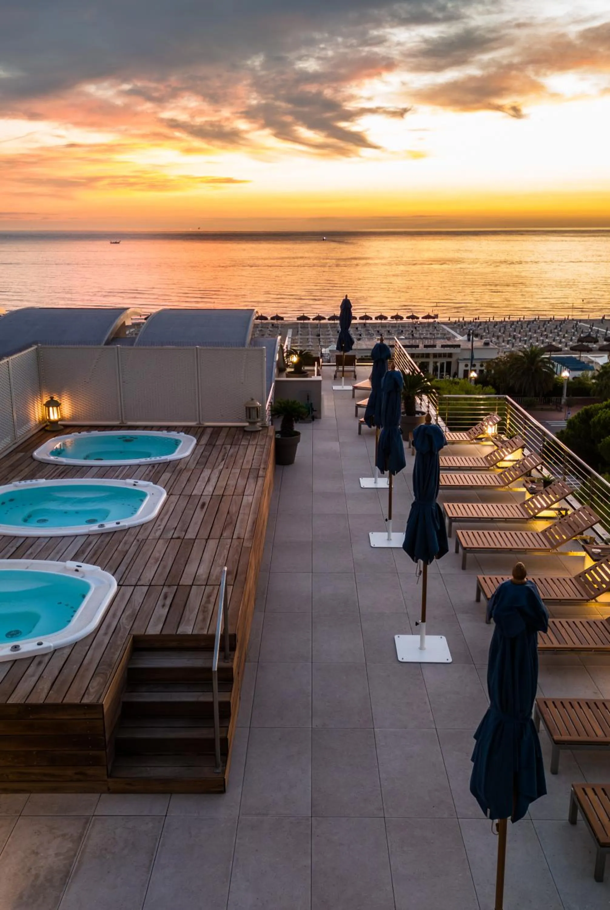 Solarium in Hotel Cristallo