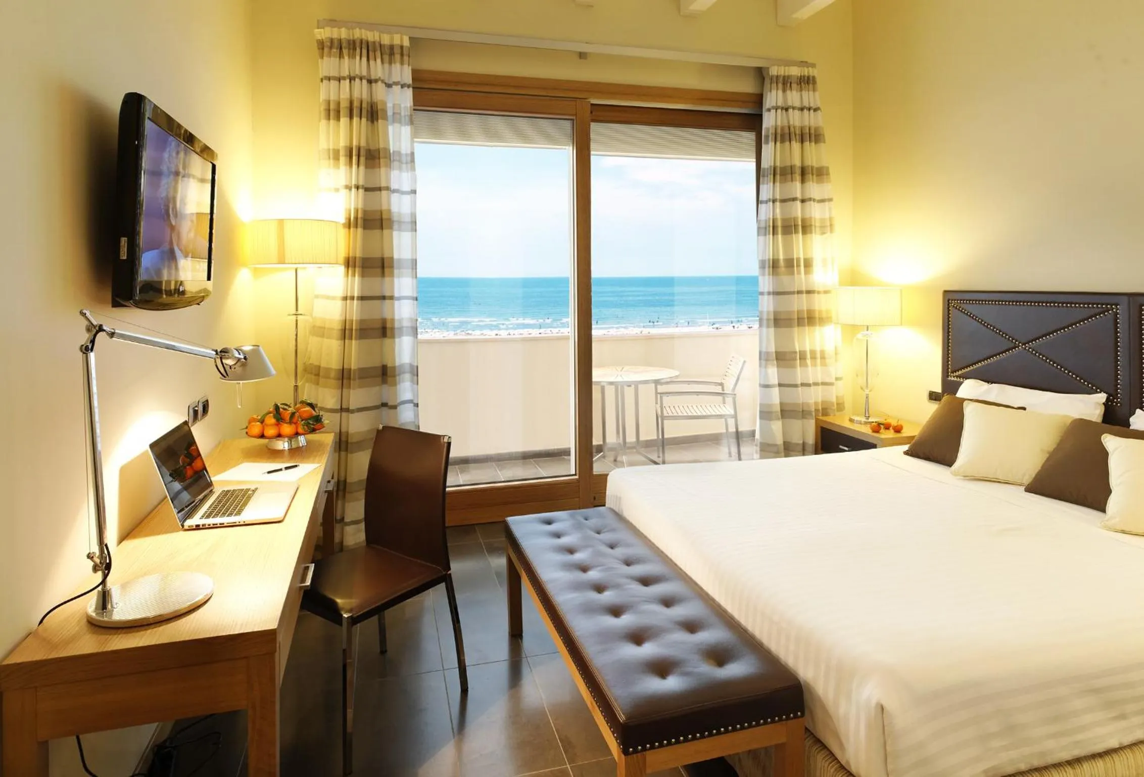 Bed in Hotel Cristallo