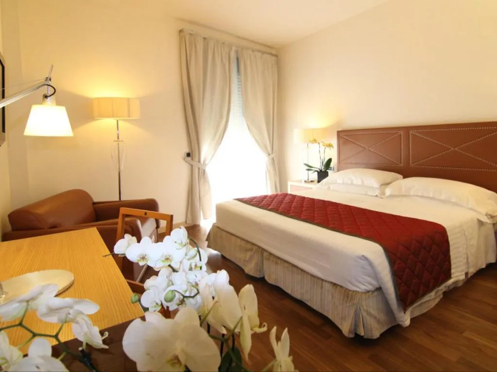 Bed in Hotel Cristallo