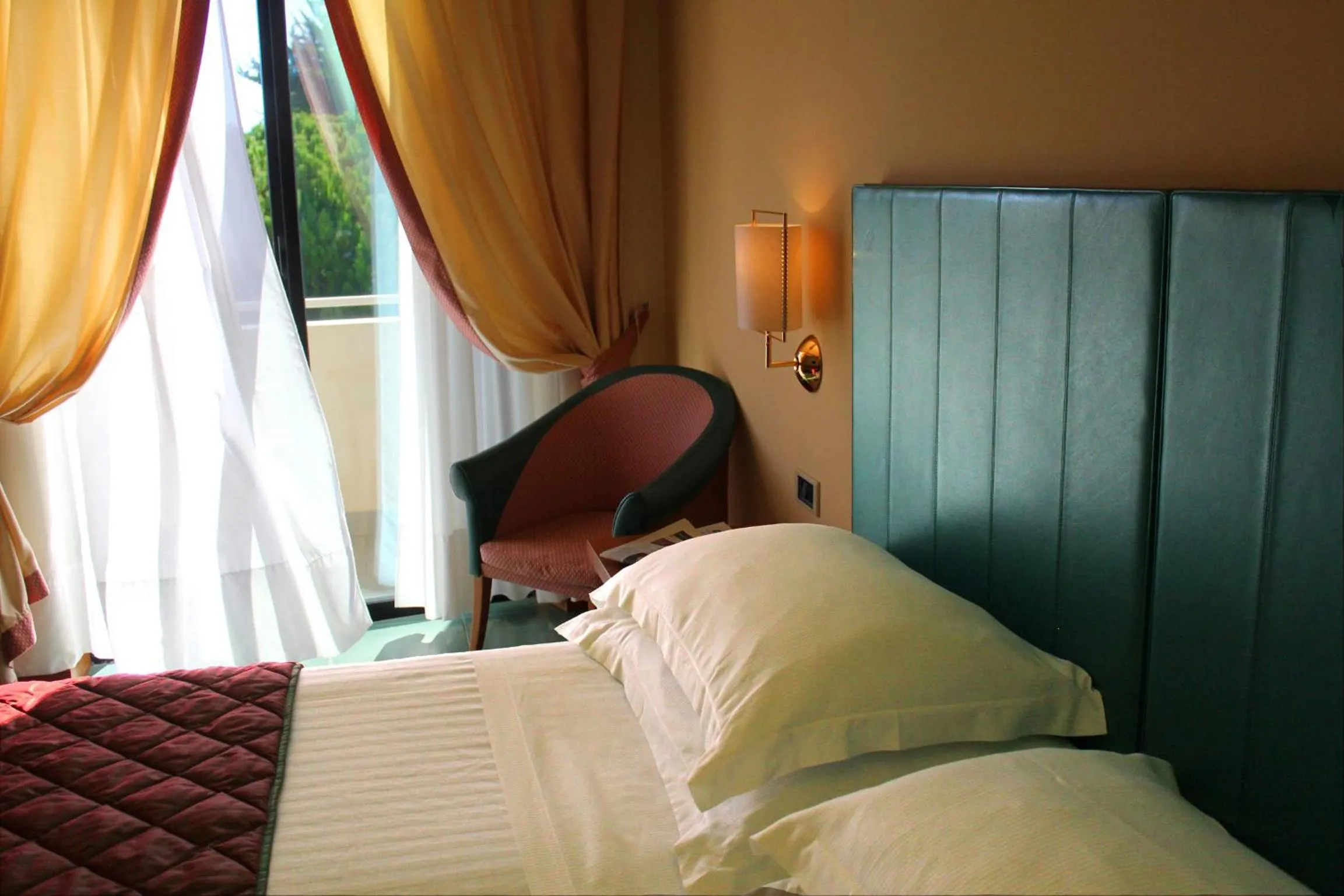 Bed in Hotel Cristallo