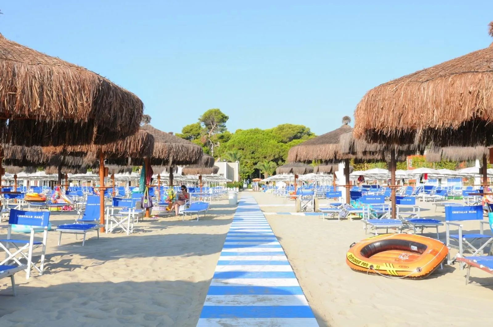 Beach in Hotel Cristallo
