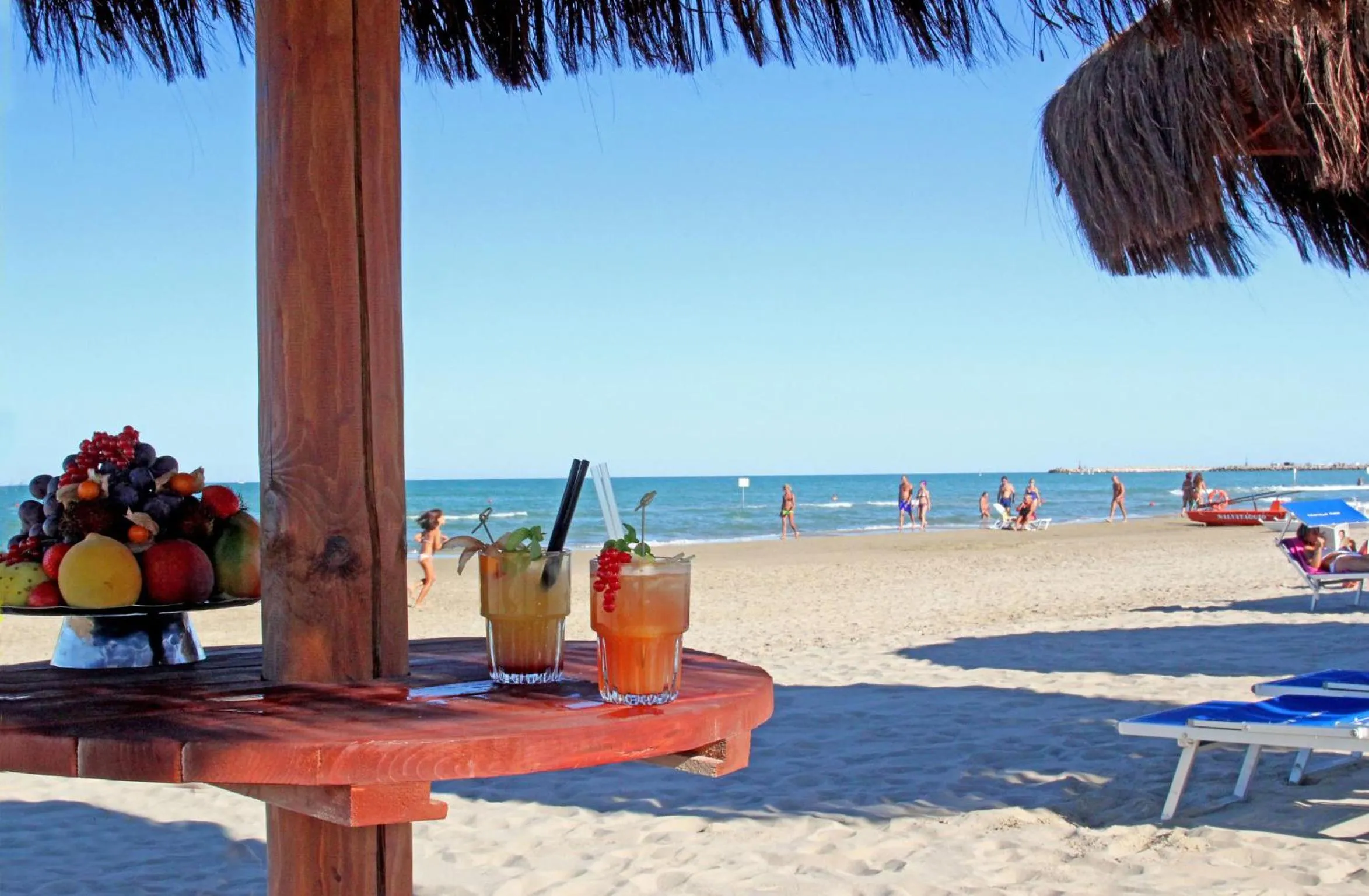 Beach in Hotel Cristallo