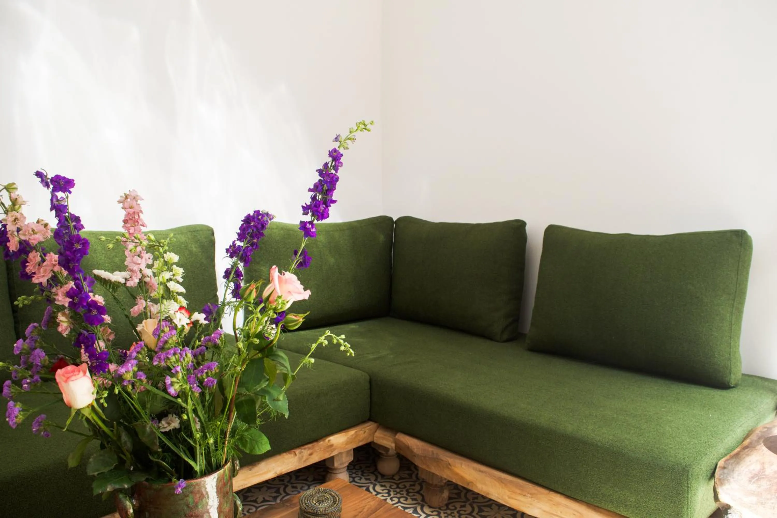 Living room in Riad Le Khan Mogador