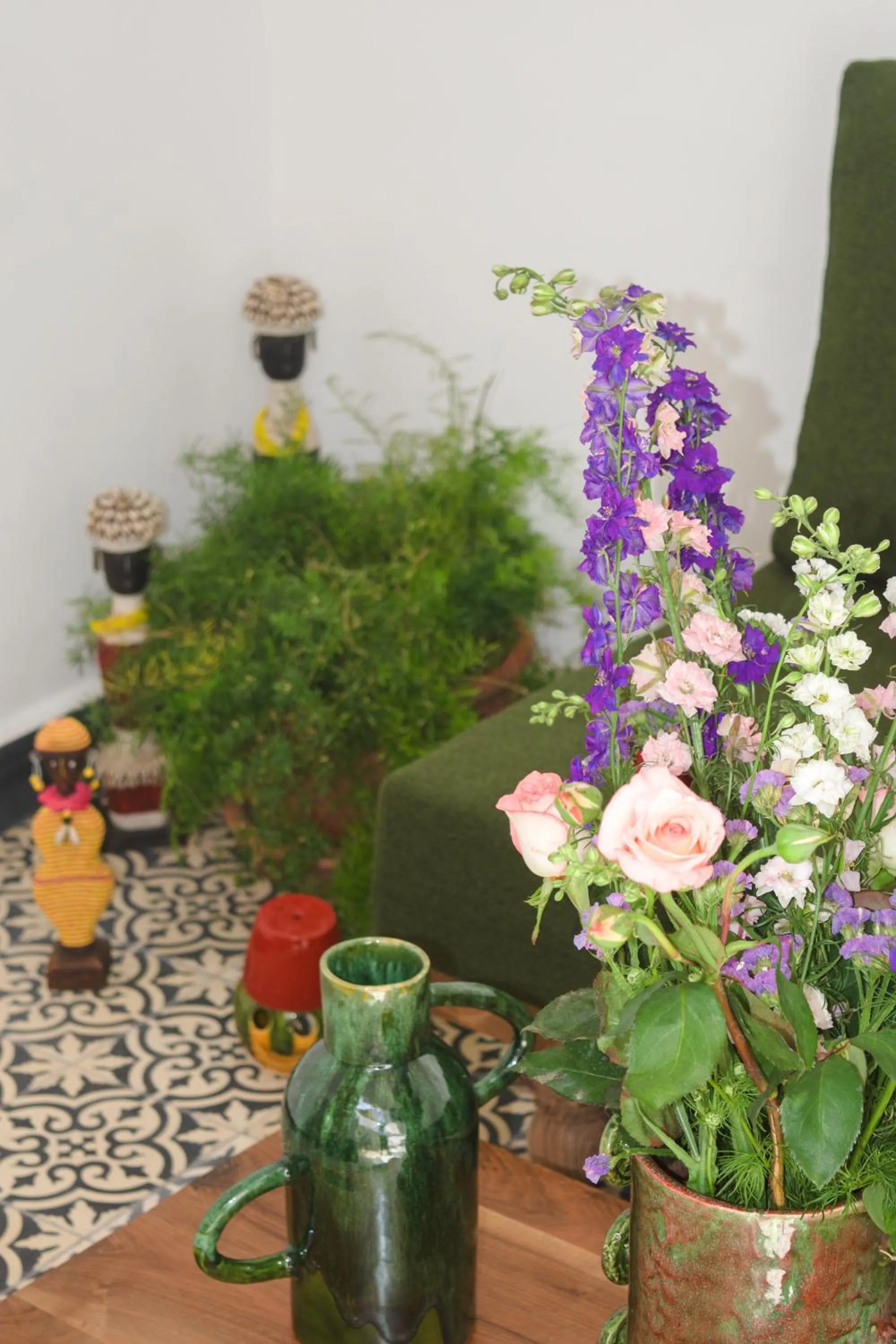 Garden view in Riad Le Khan Mogador