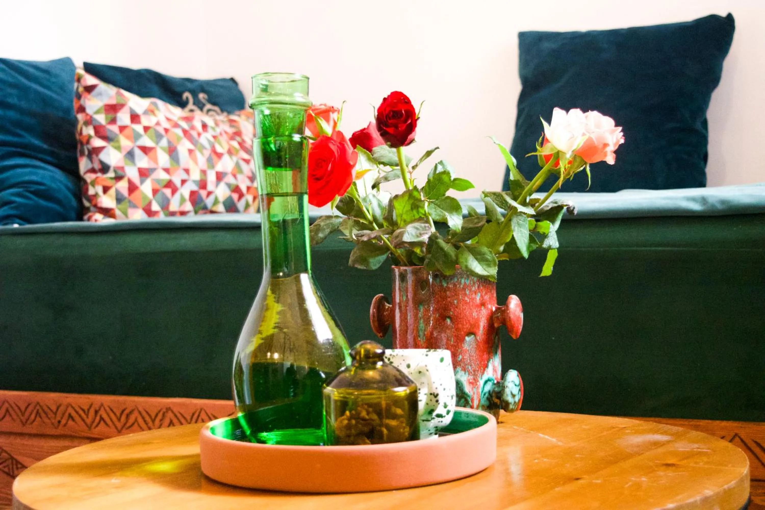 Living room in Riad Le Khan Mogador
