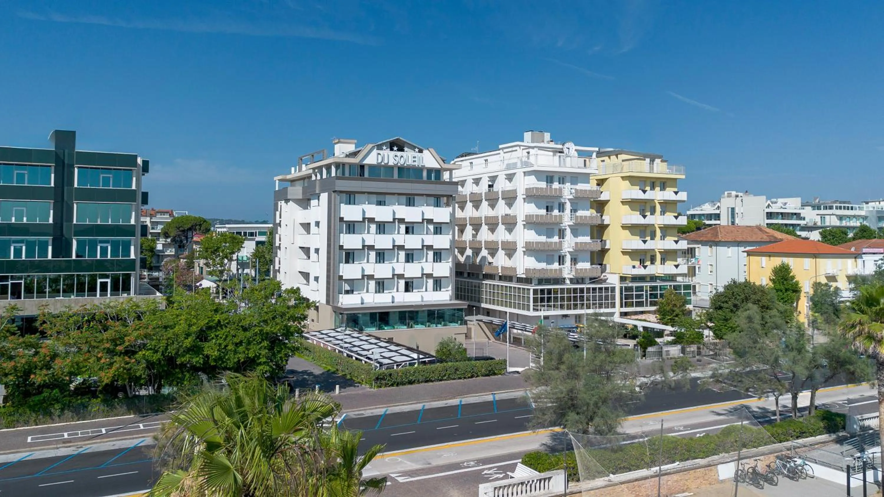 Property building in Hotel Du Soleil