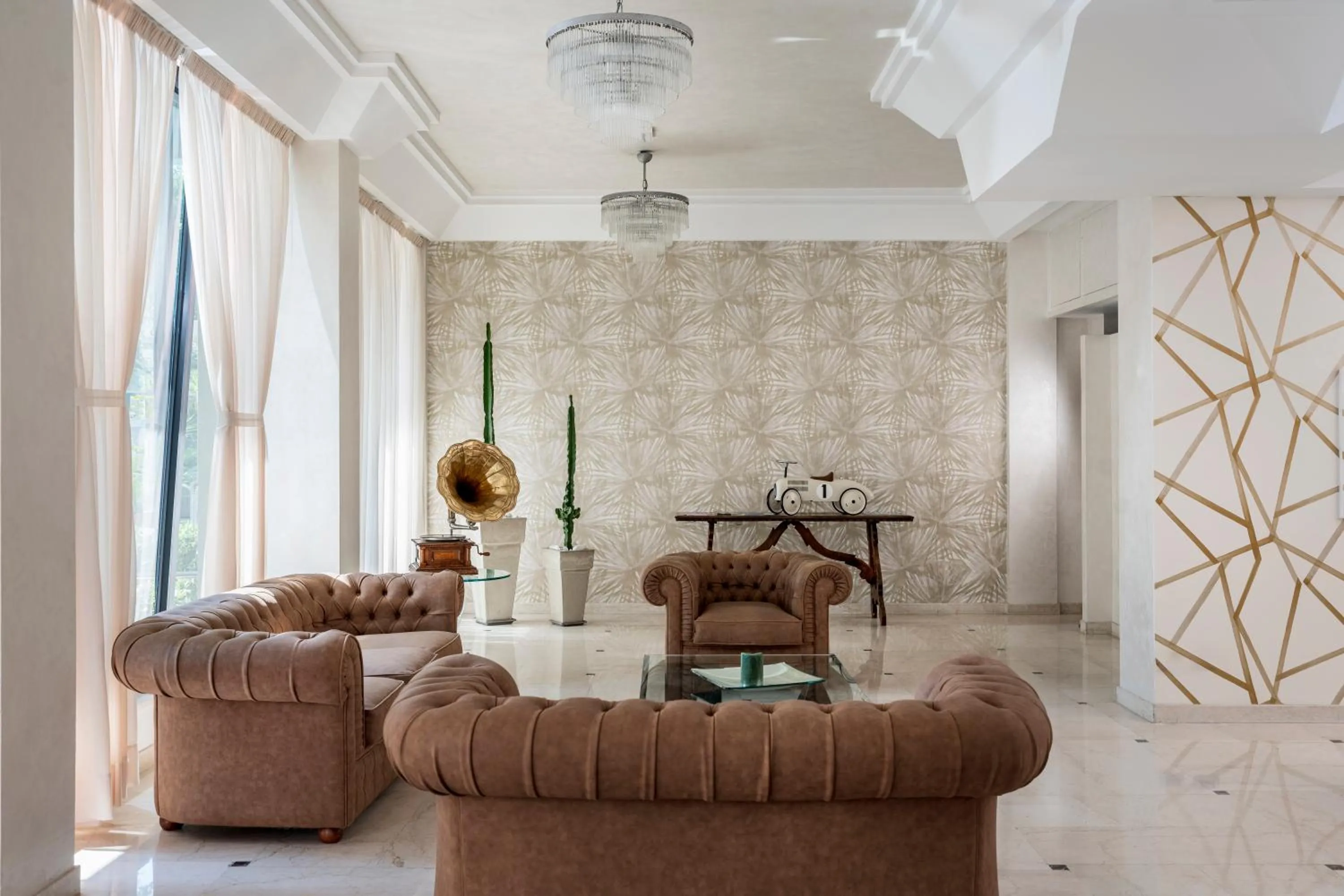 Lobby or reception in Hotel Du Soleil