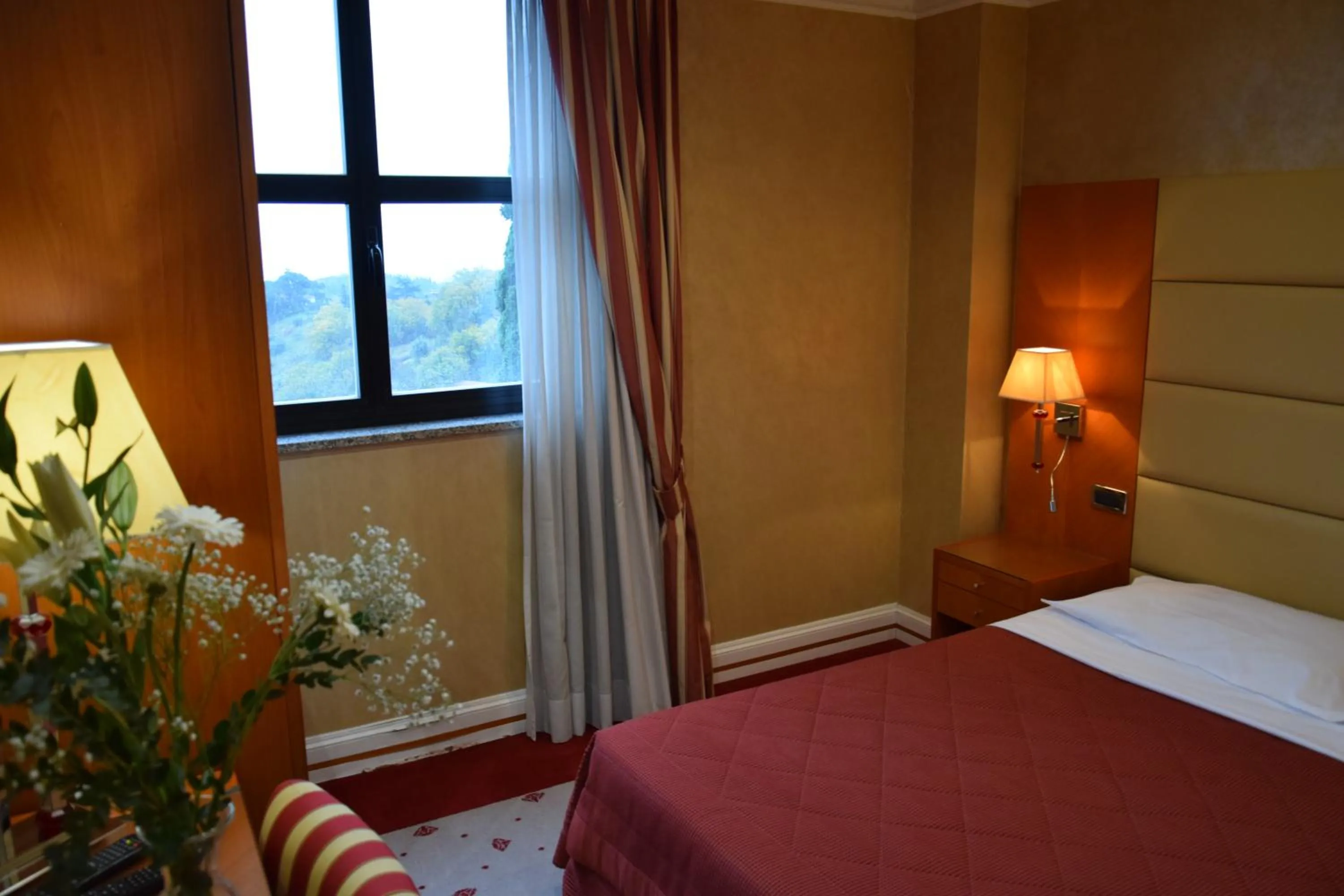 Bed in Hotel Perusia