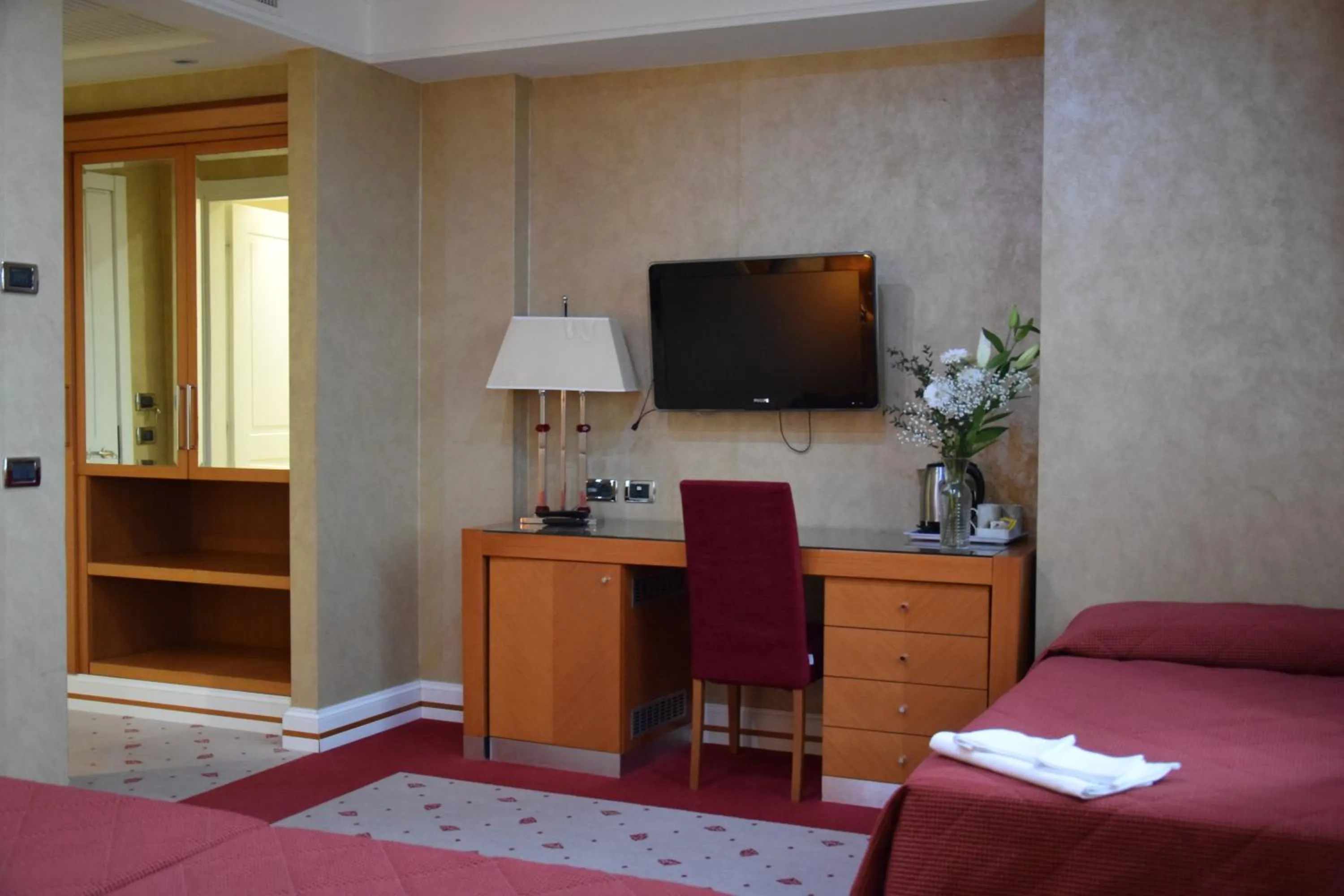 Bed in Hotel Perusia