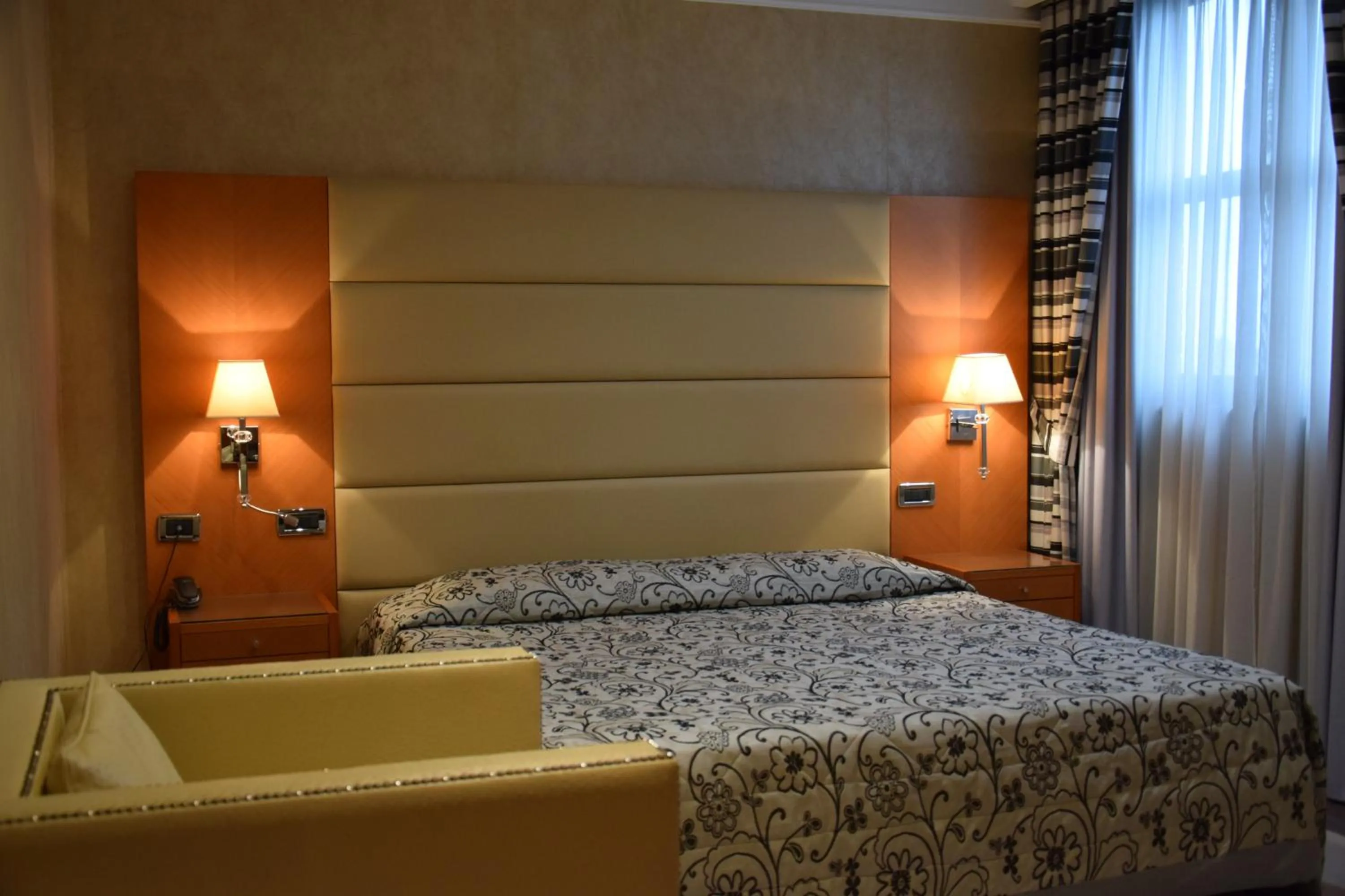 Bed in Hotel Perusia