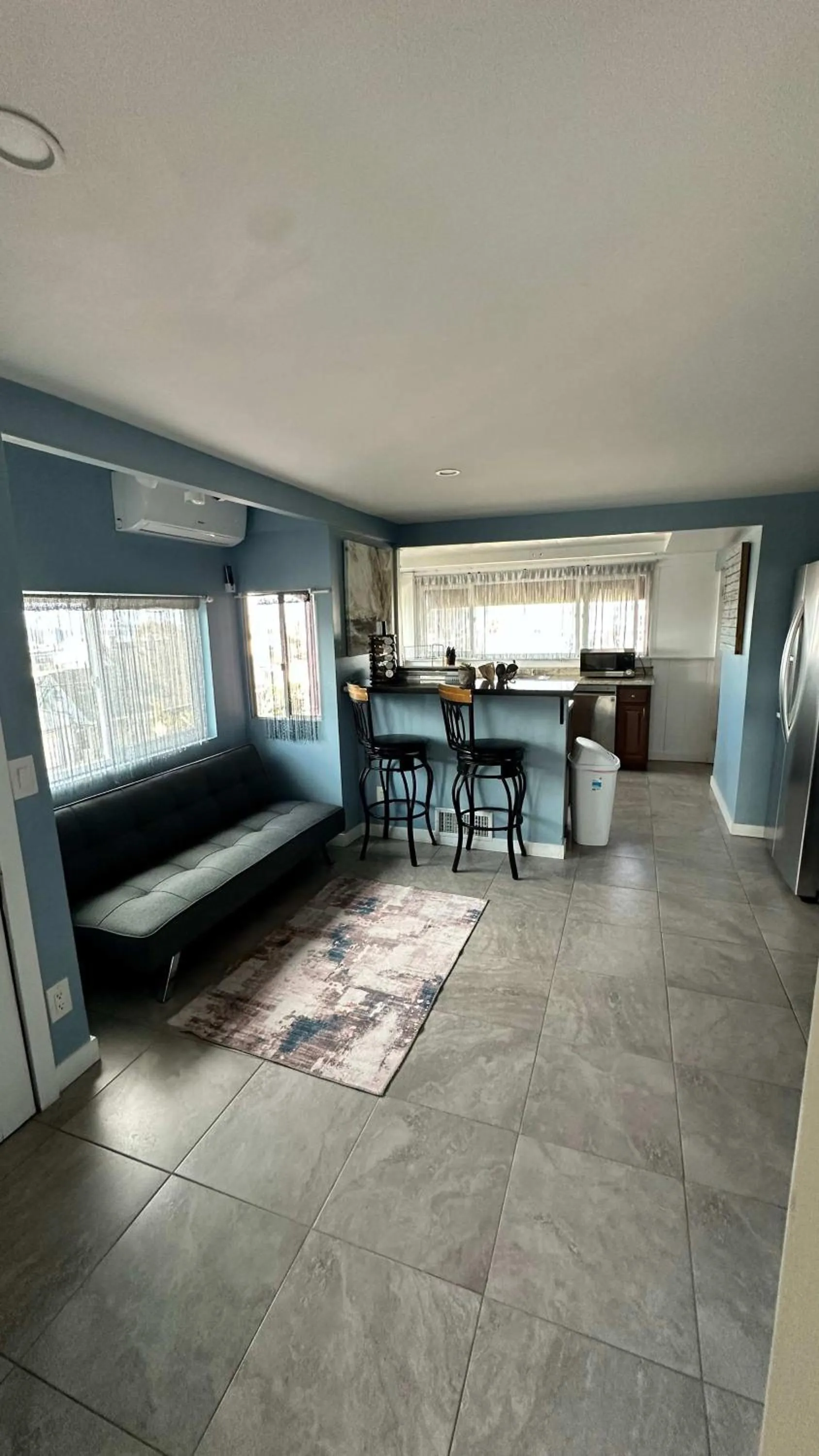 Bed in Big Studio with Ocean View max 6 sleepers