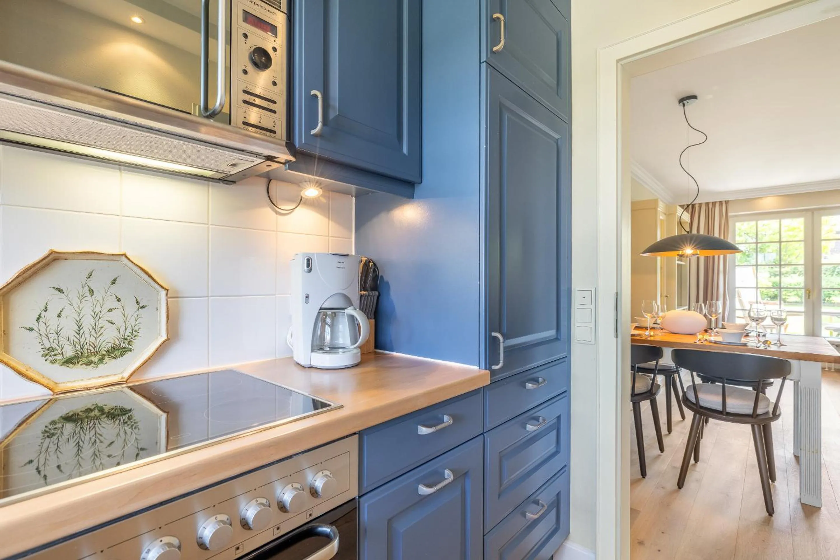 Kitchen or kitchenette in Landhaus Weidenstieg App 2