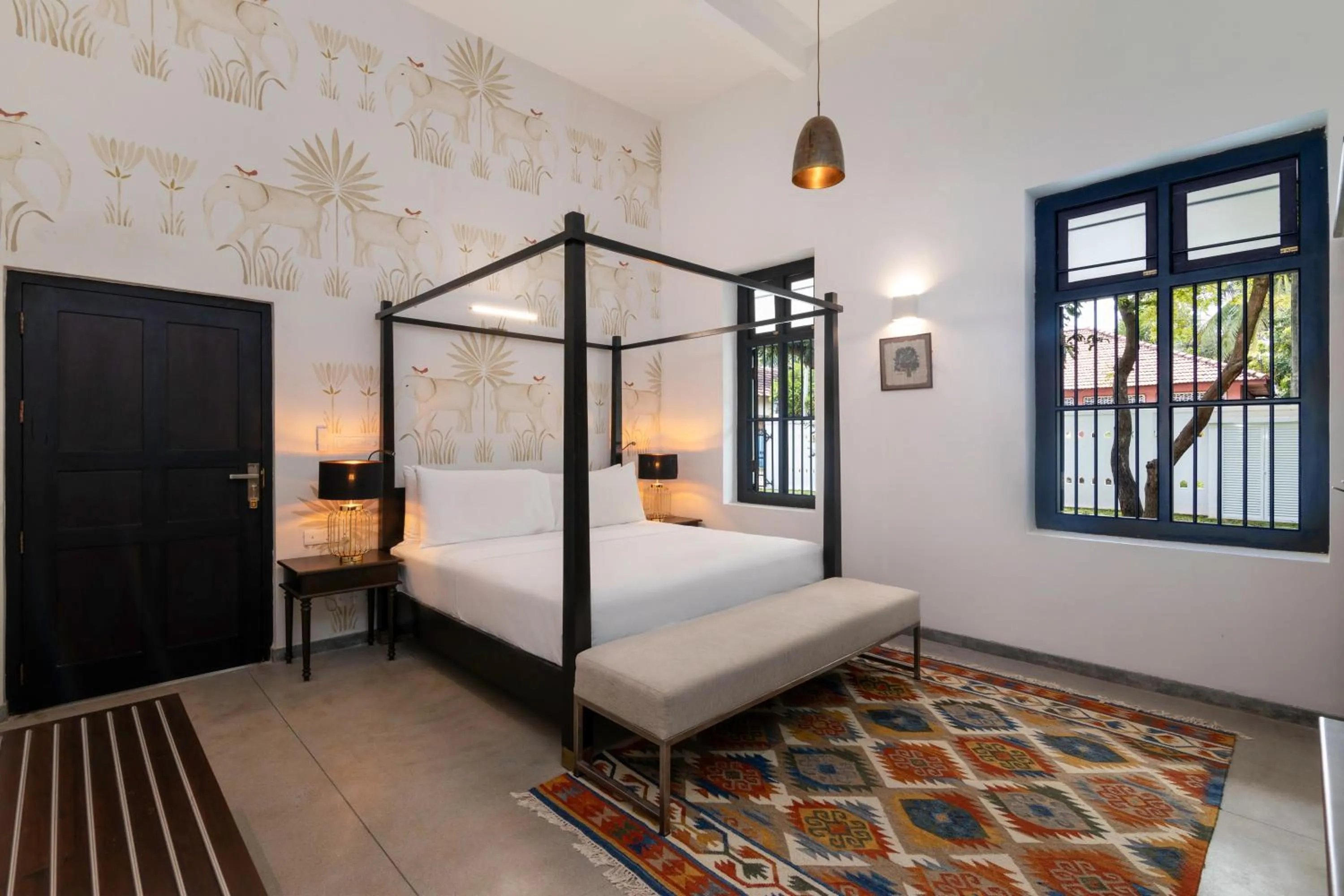 Bedroom, Bed in Jetwing Mahesa Bhawan