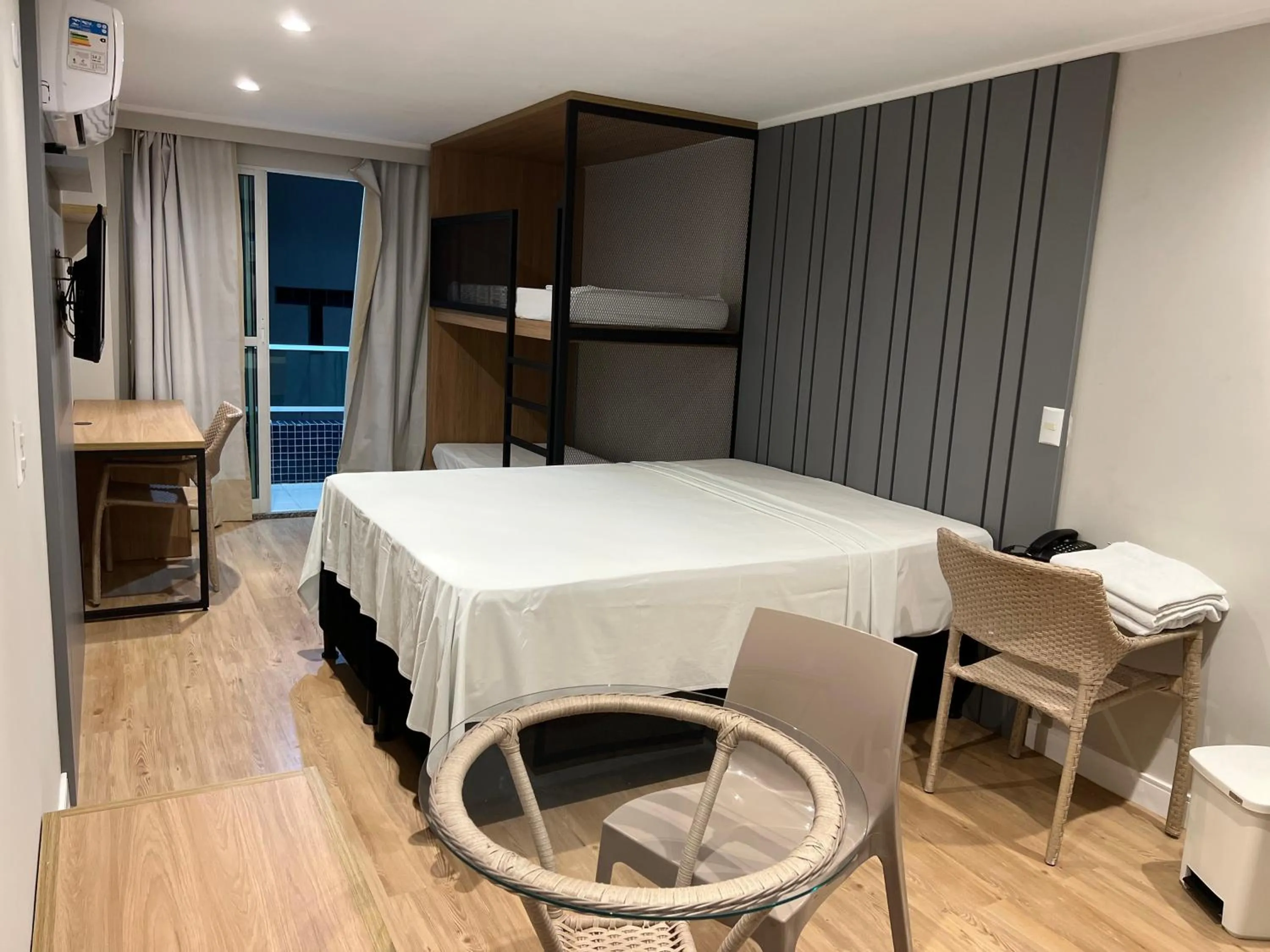 Bedroom, Bed in BLUE SUNSET PREMIUM