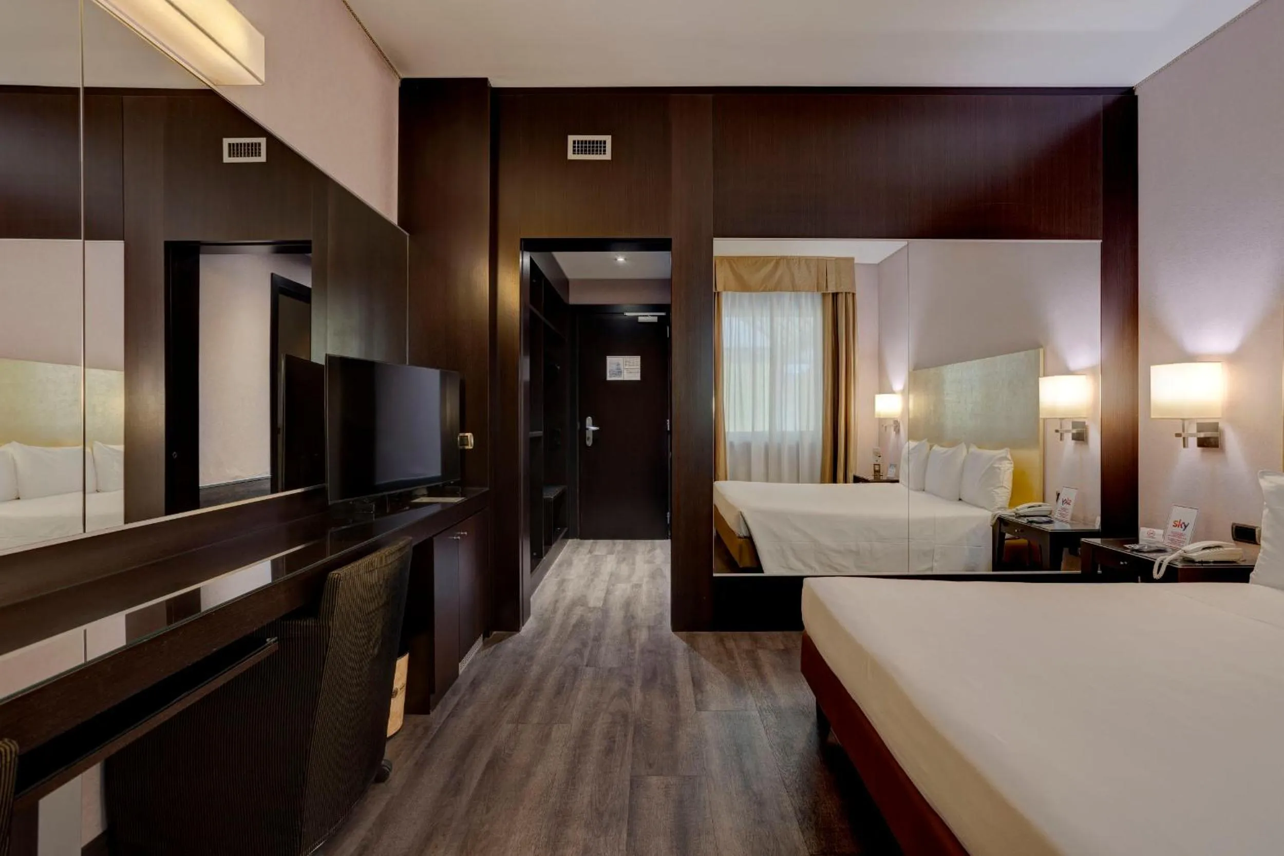 Bedroom, Bed in Hotel Nord