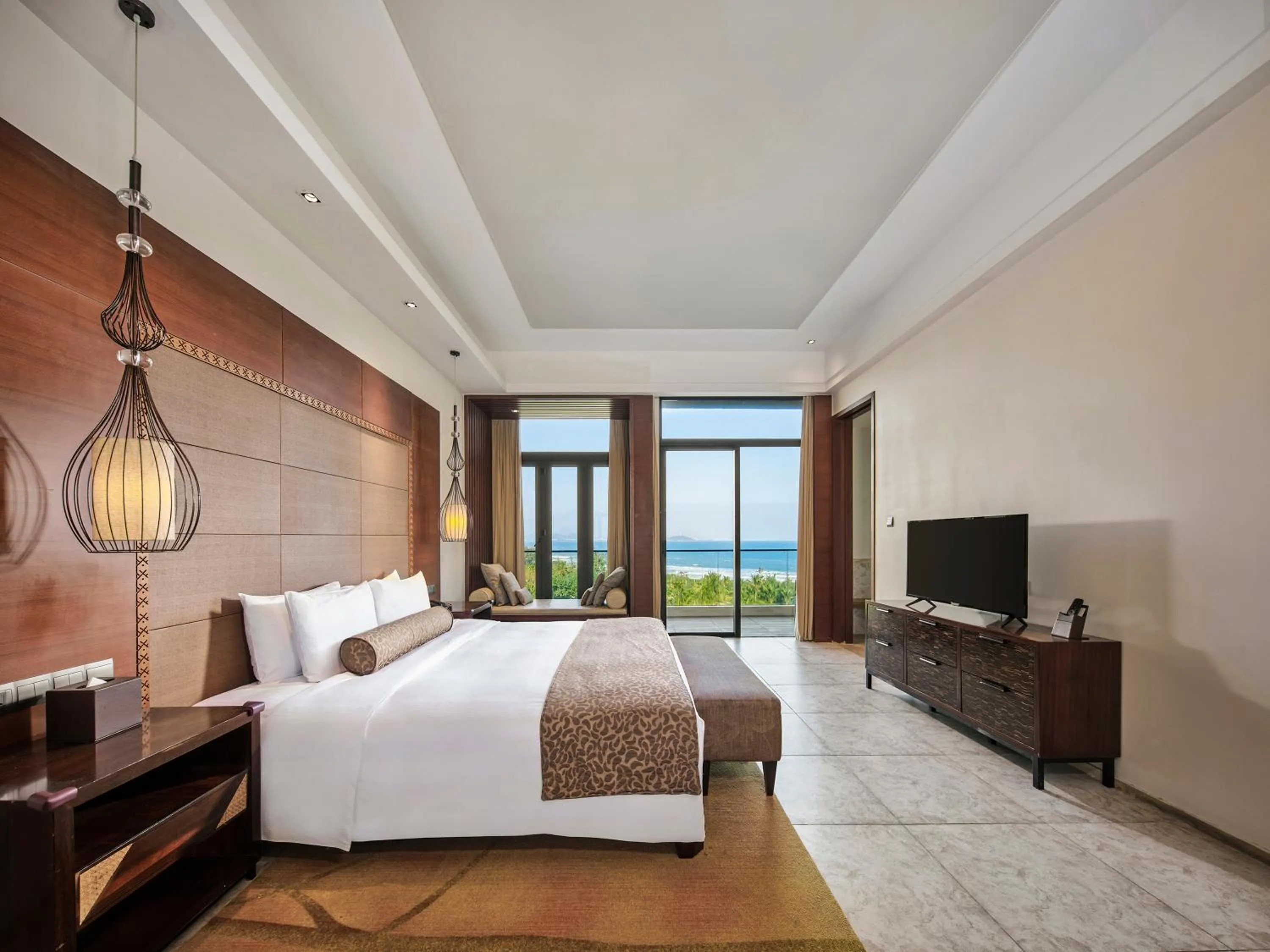 Photo of the whole room, Bed in Wanda Realm Resort Sanya Haitang Bay